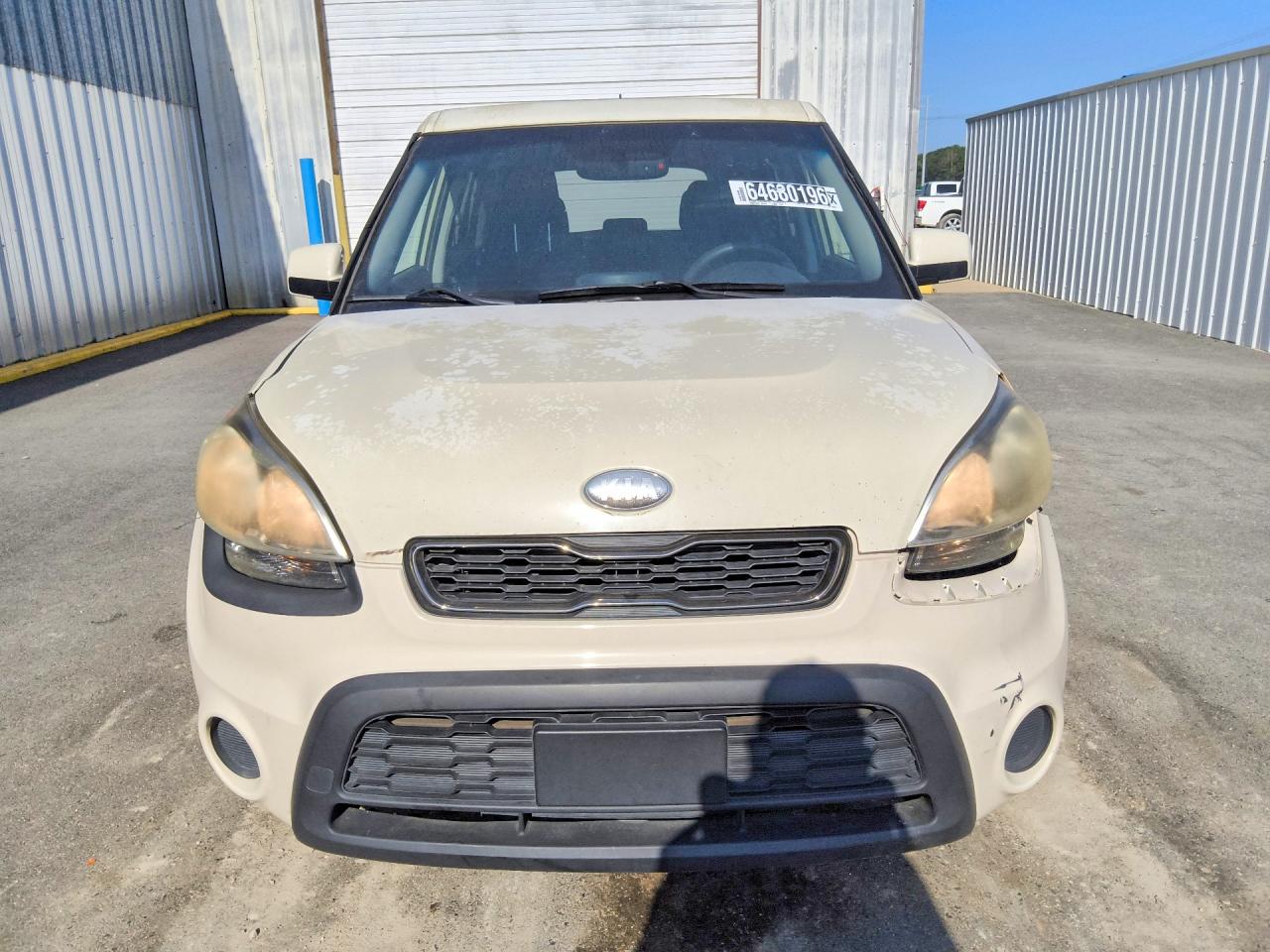 2013 Kia Soul Base White vin: KNDJT2A55D7509323