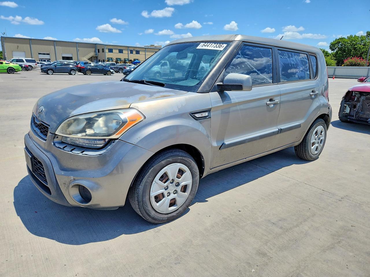 2013 Kia Soul Base Gray vin: KNDJT2A55D7527630