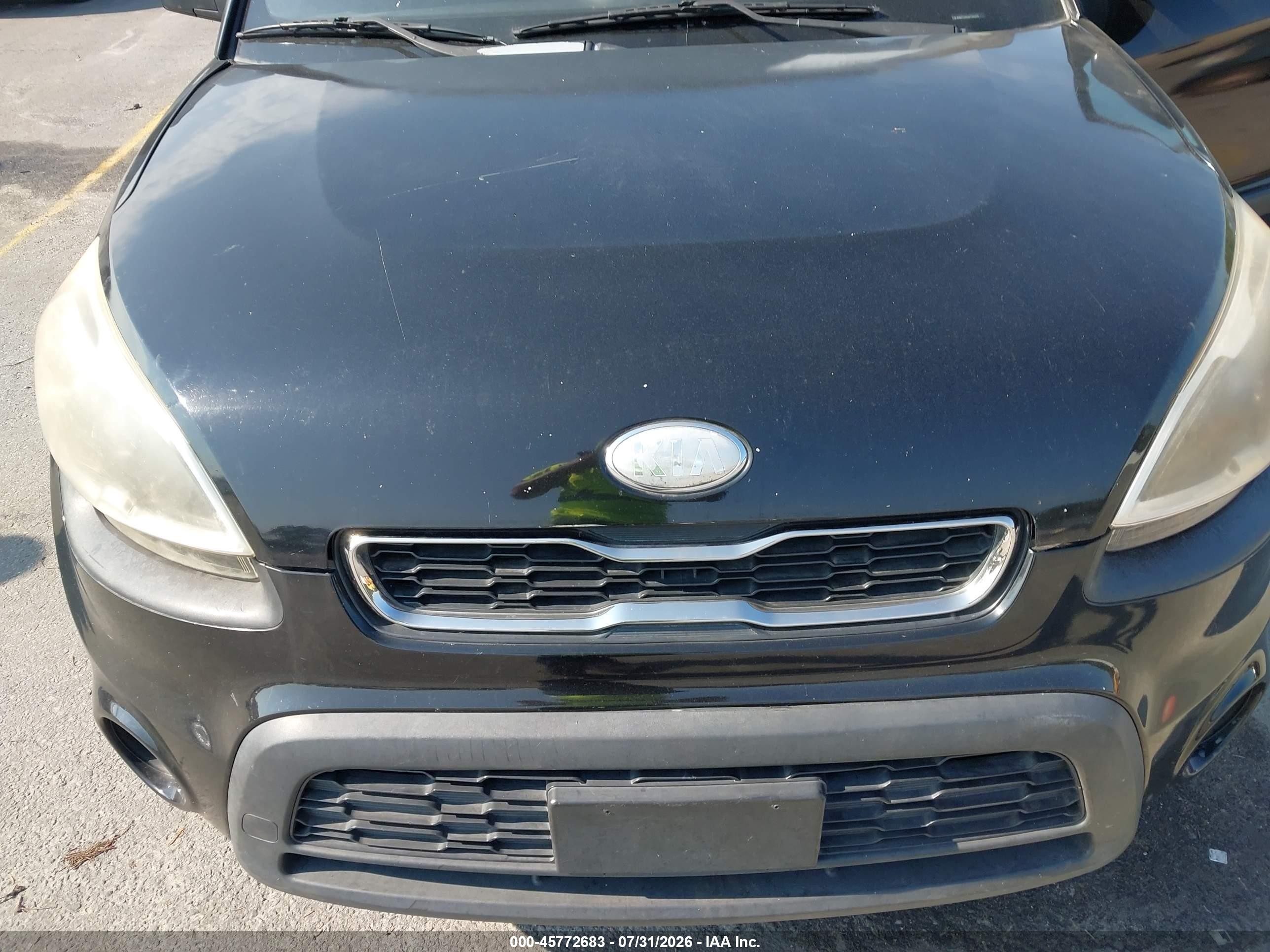 2013 Kia Soul   Черный vin: KNDJT2A55D7569263