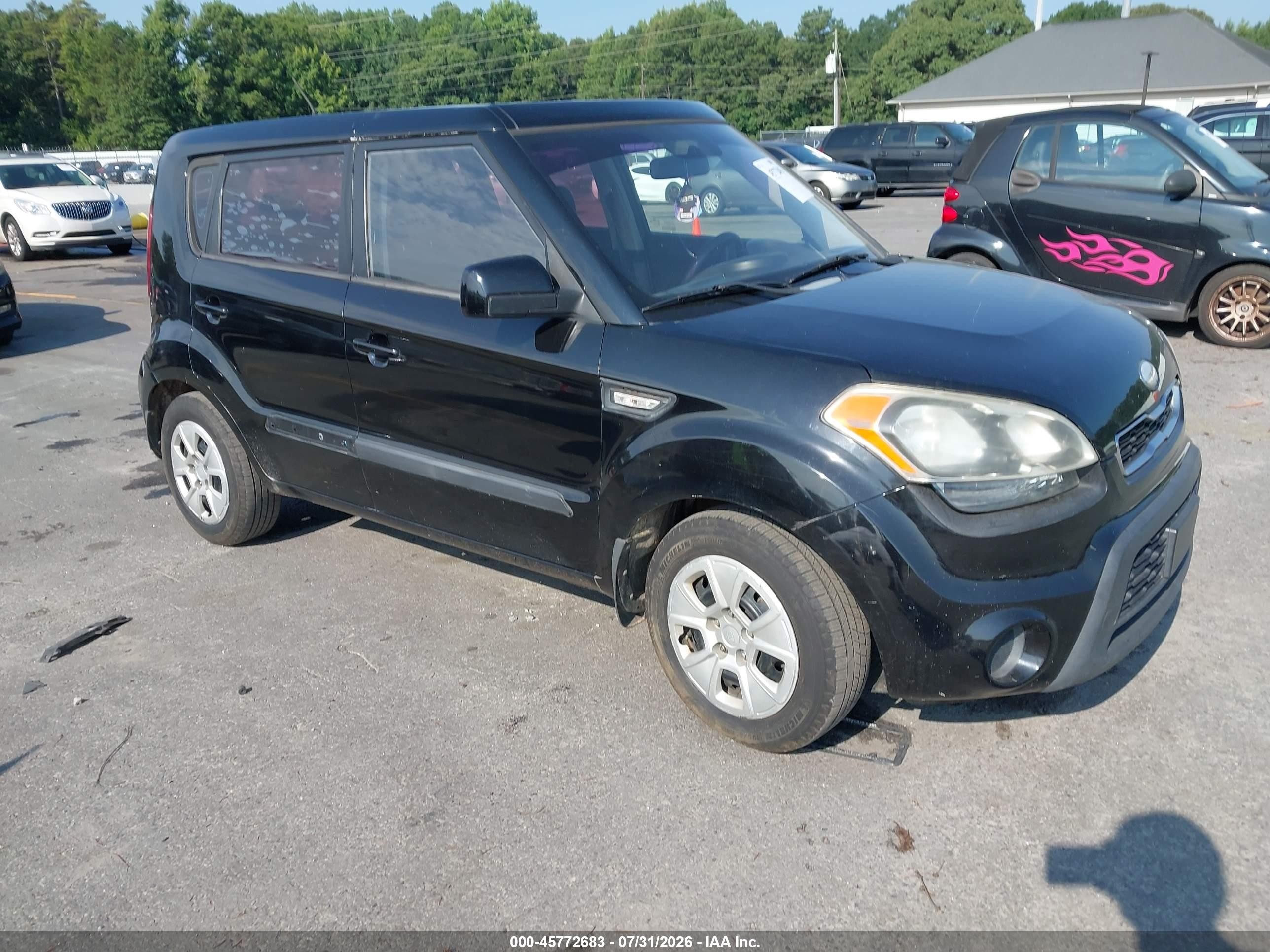 2013 Kia Soul   Черный vin: KNDJT2A55D7569263