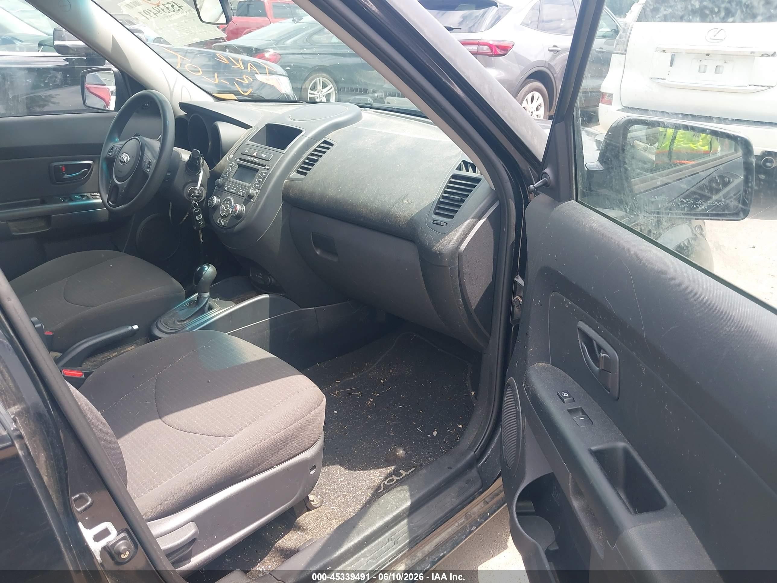 2013 Kia Soul   Black vin: KNDJT2A55D7613293