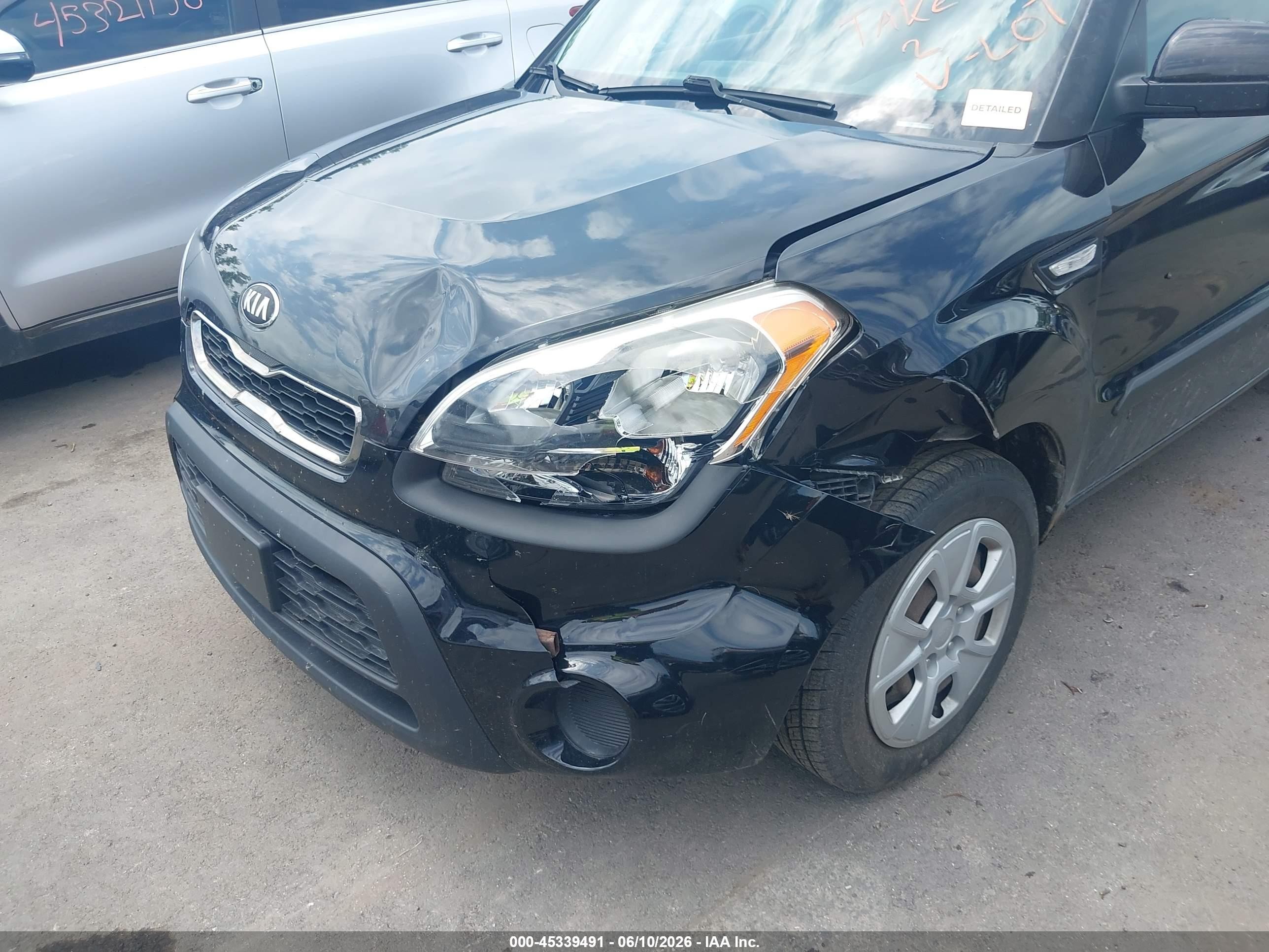 2013 Kia Soul   Black vin: KNDJT2A55D7613293