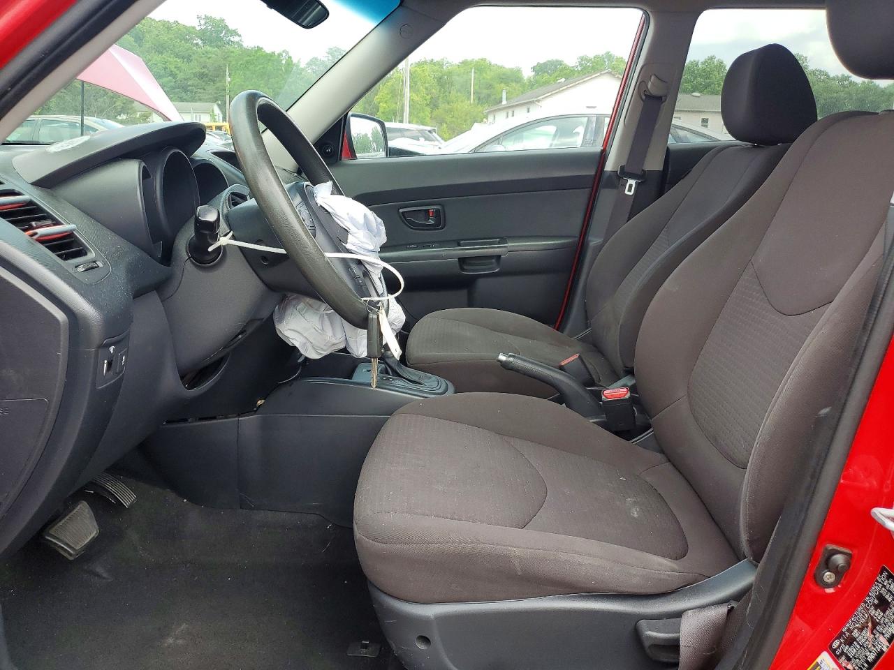 2013 Kia Soul Base Красный vin: KNDJT2A55D7613696