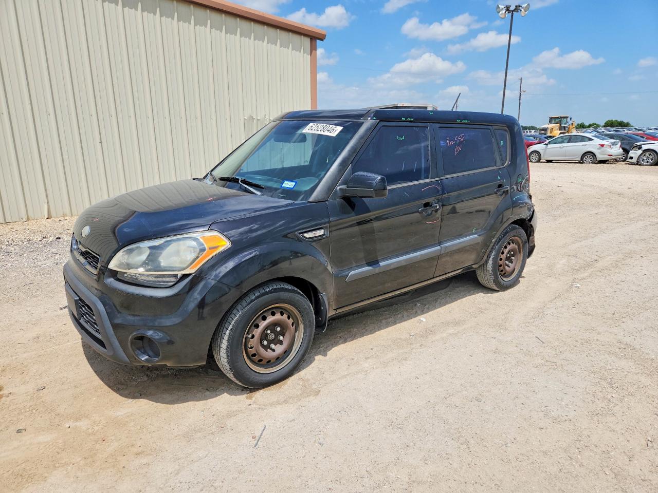 2013 Kia Soul Base Черный vin: KNDJT2A55D7621345