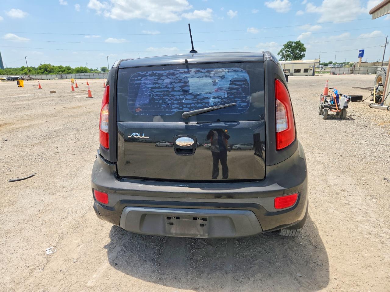 2013 Kia Soul Base Черный vin: KNDJT2A55D7621345