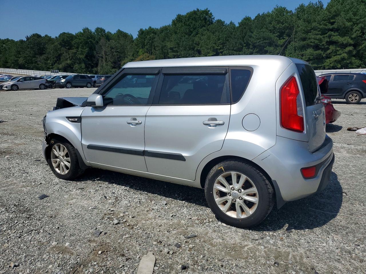 2012 Kia Soul Base Silver vin: KNDJT2A56C7378515