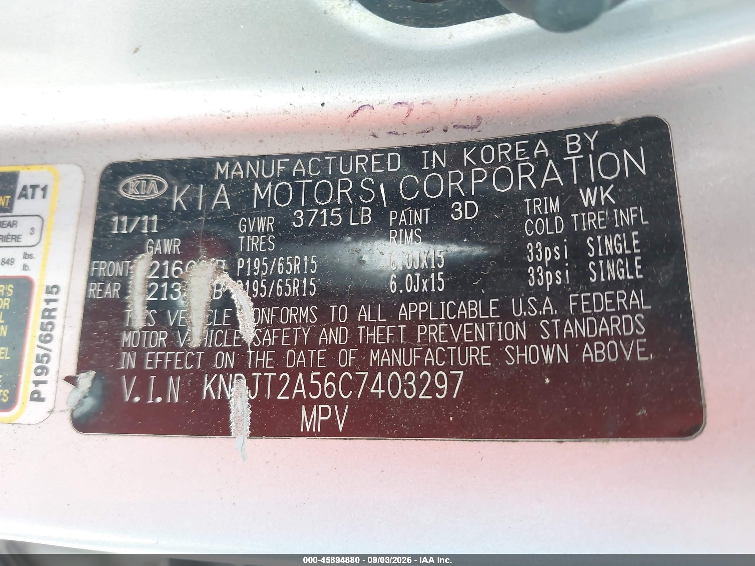 2012 Kia Soul ! Silver vin: KNDJT2A56C7403297