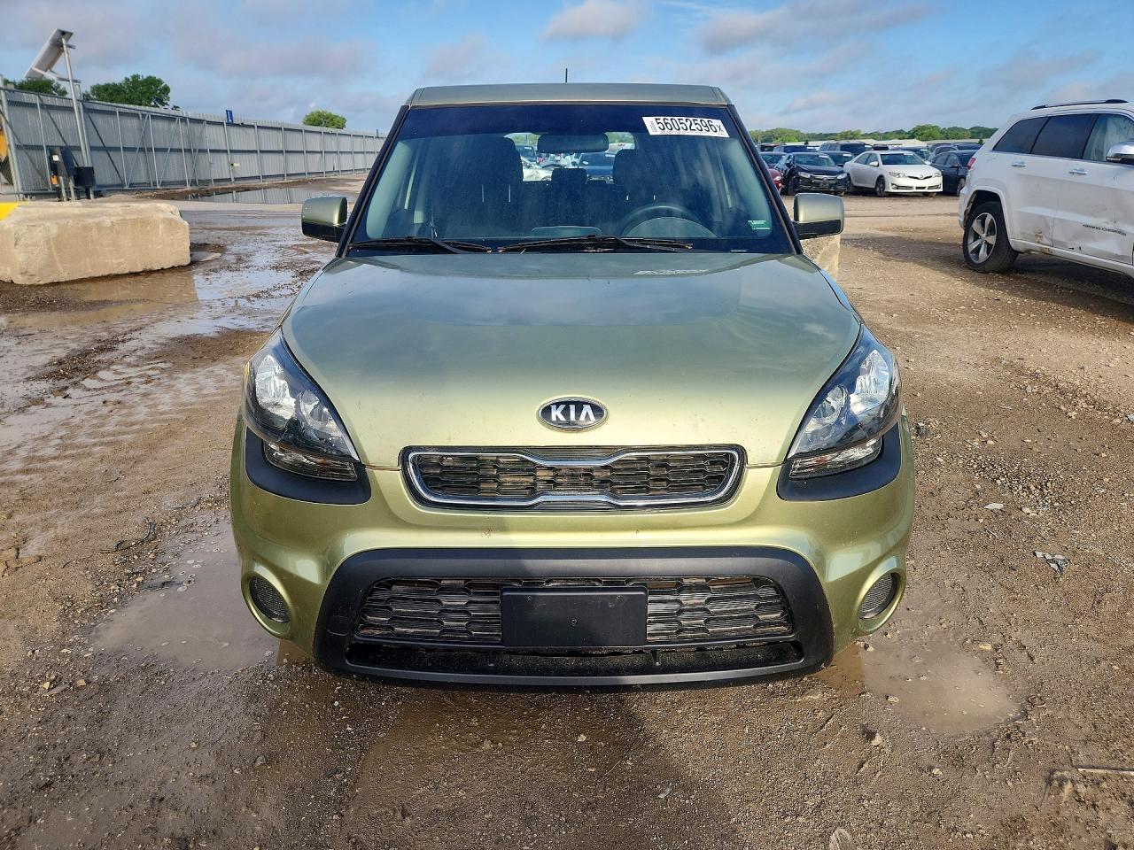 2012 Kia Soul Base Green vin: KNDJT2A56C7445078