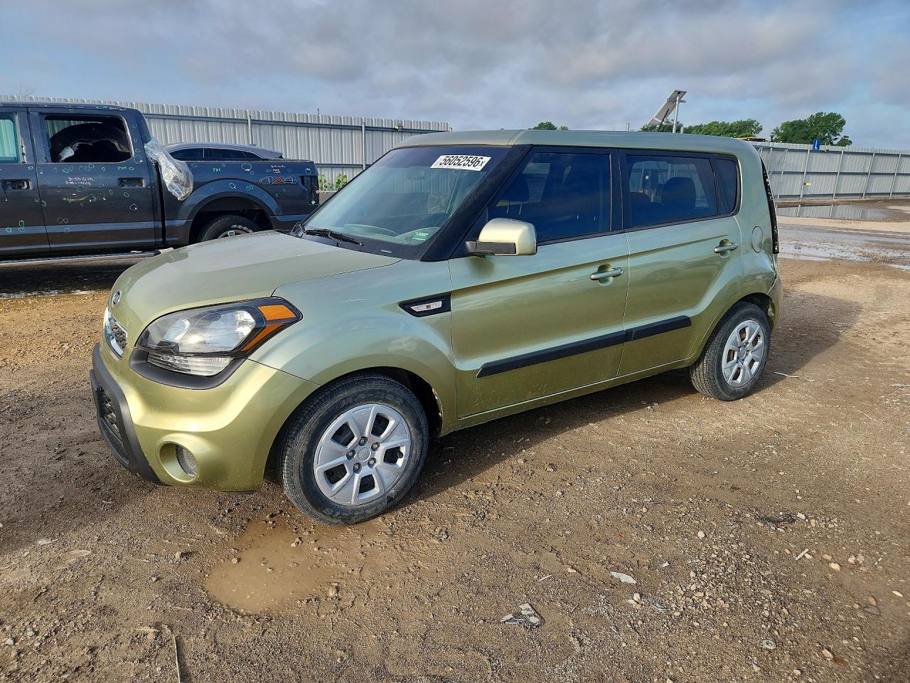 2012 Kia Soul Base Зеленый vin: KNDJT2A56C7445078