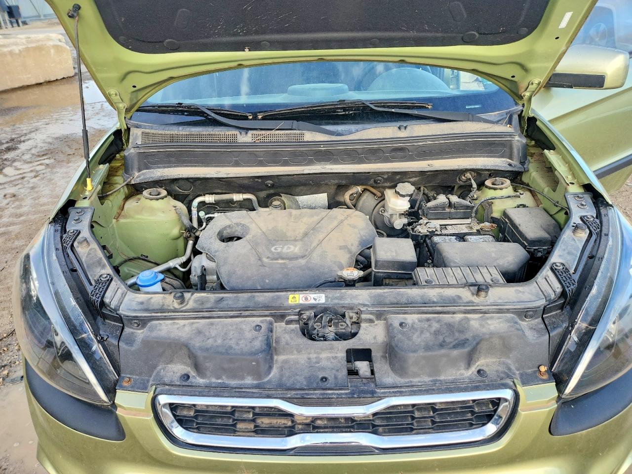 2012 Kia Soul Base Green vin: KNDJT2A56C7445078