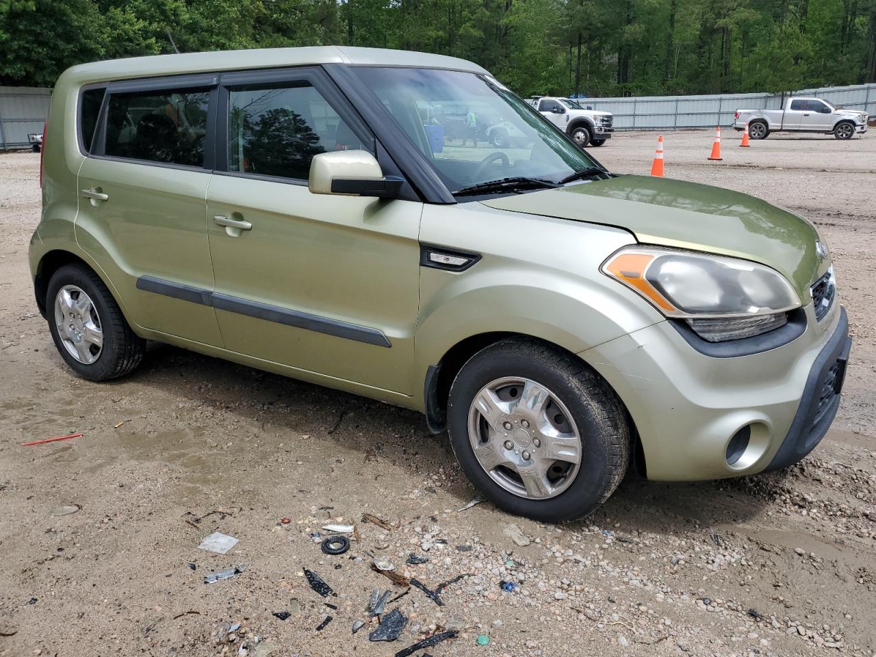 2012 Kia Soul  Зеленый vin: KNDJT2A56C7459255