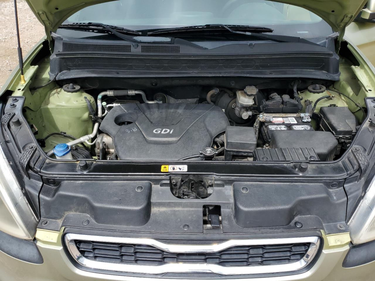 2012 Kia Soul  Зеленый vin: KNDJT2A56C7459255