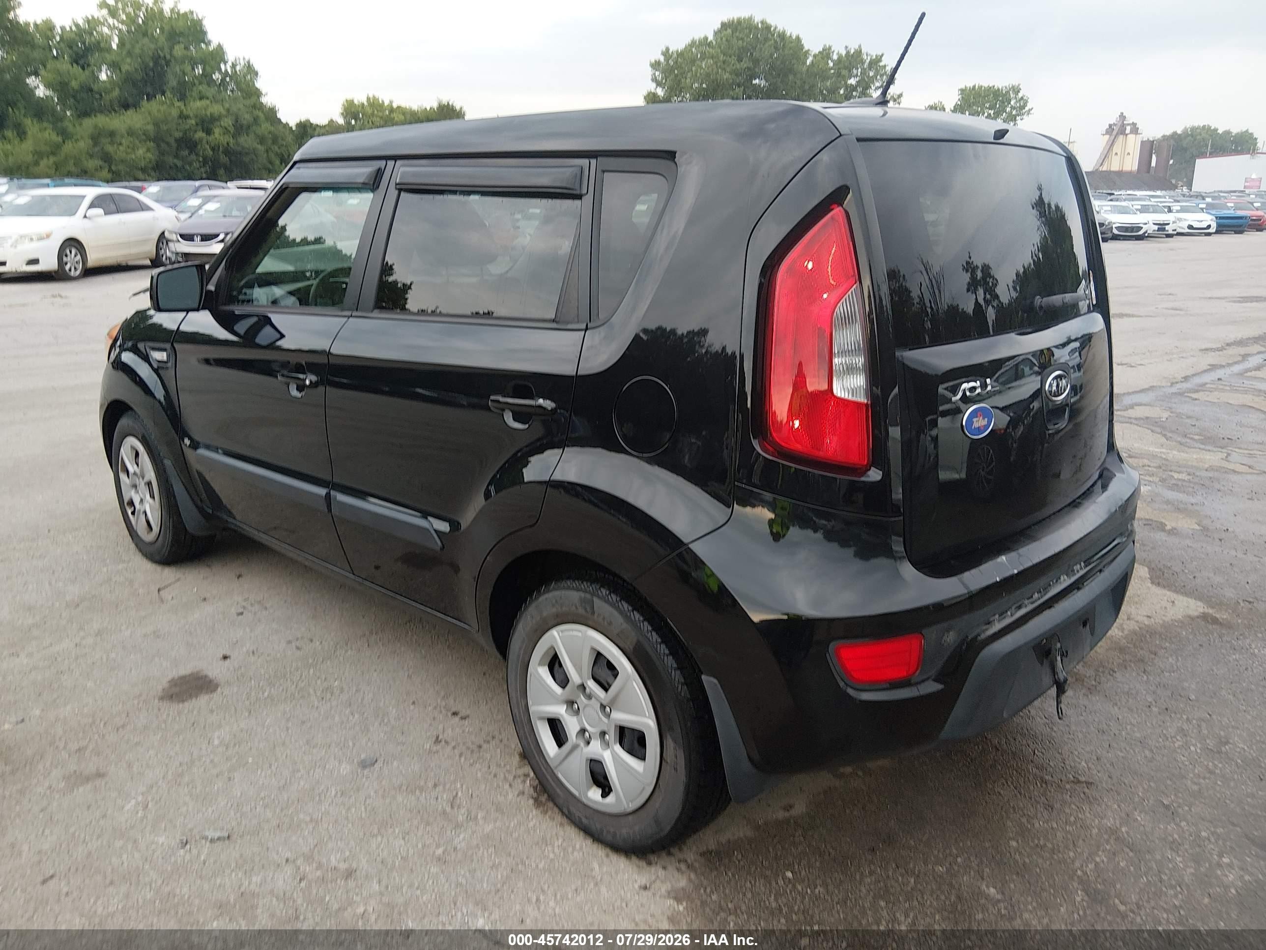 2012 Kia Soul Black vin: KNDJT2A56C7465881