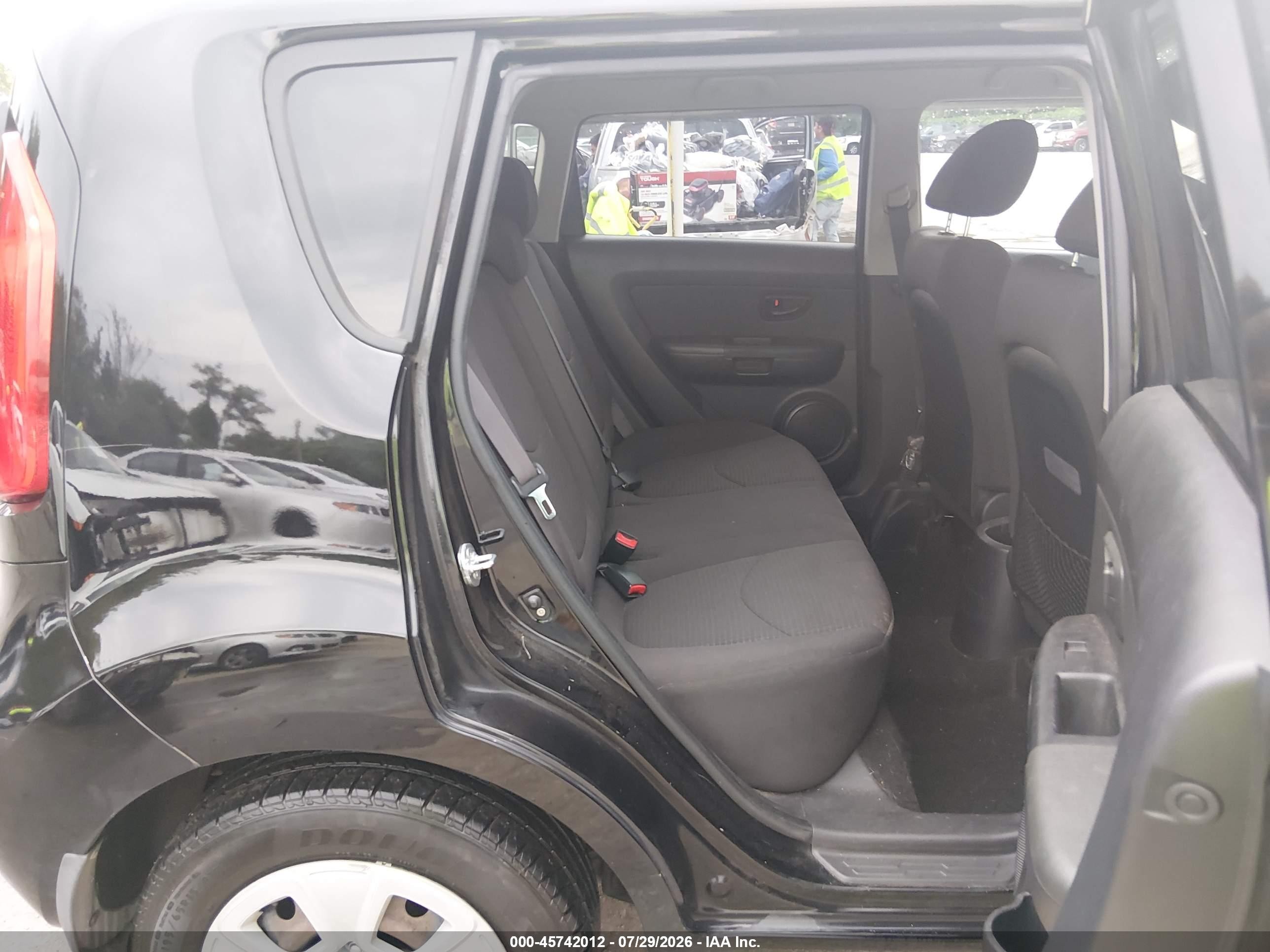 2012 Kia Soul Black vin: KNDJT2A56C7465881