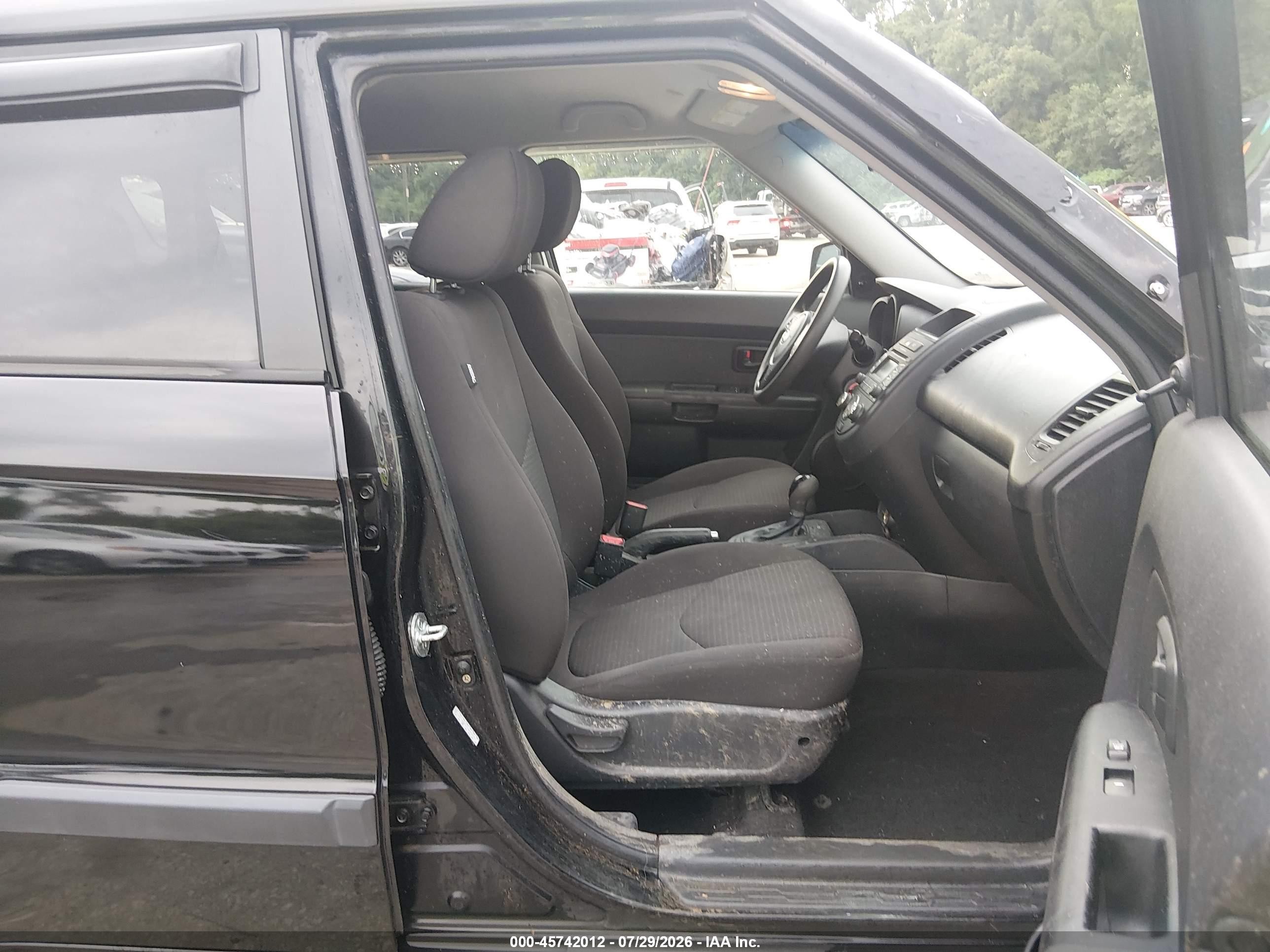 2012 Kia Soul Black vin: KNDJT2A56C7465881