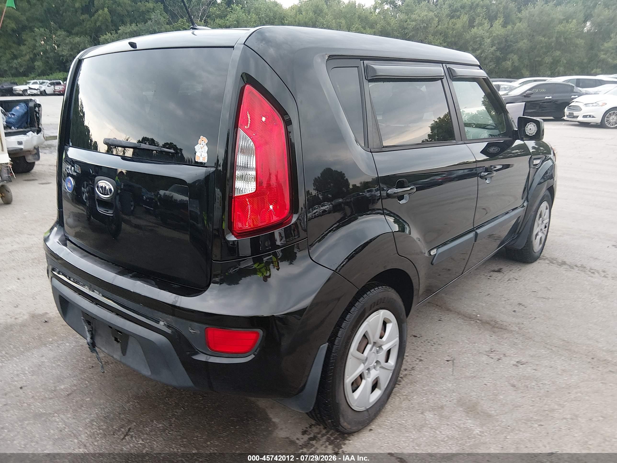 2012 Kia Soul Black vin: KNDJT2A56C7465881