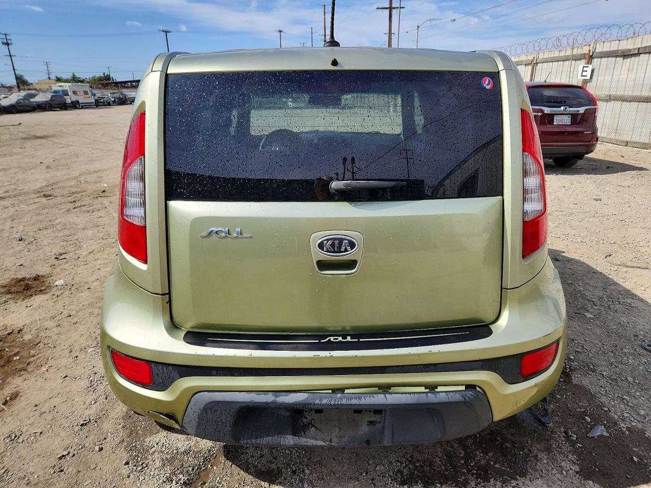 2012 Kia Soul Base Green vin: KNDJT2A56C7475472