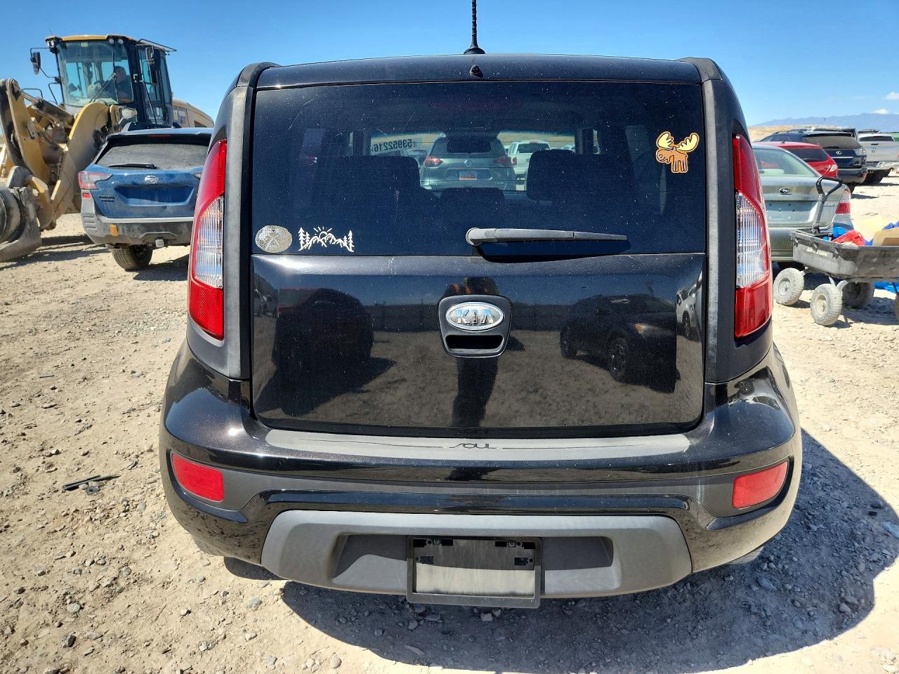 2012 Kia Soul Base Черный vin: KNDJT2A56C7481238