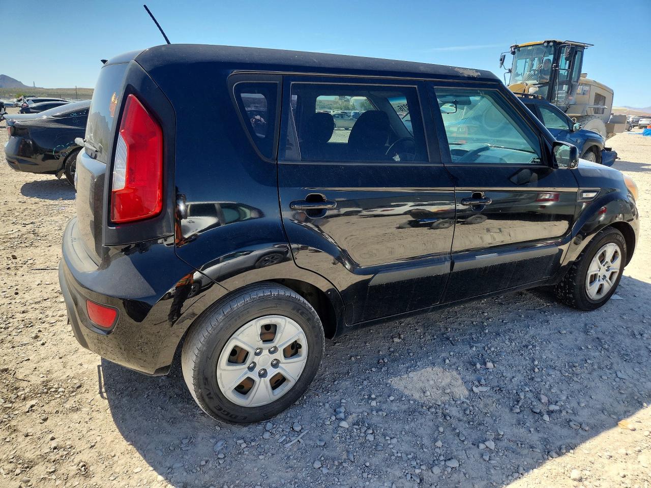 2012 Kia Soul Base Черный vin: KNDJT2A56C7481238