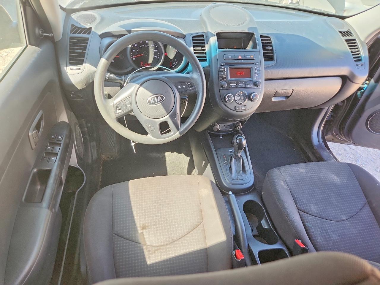 2012 Kia Soul Base Черный vin: KNDJT2A56C7481238