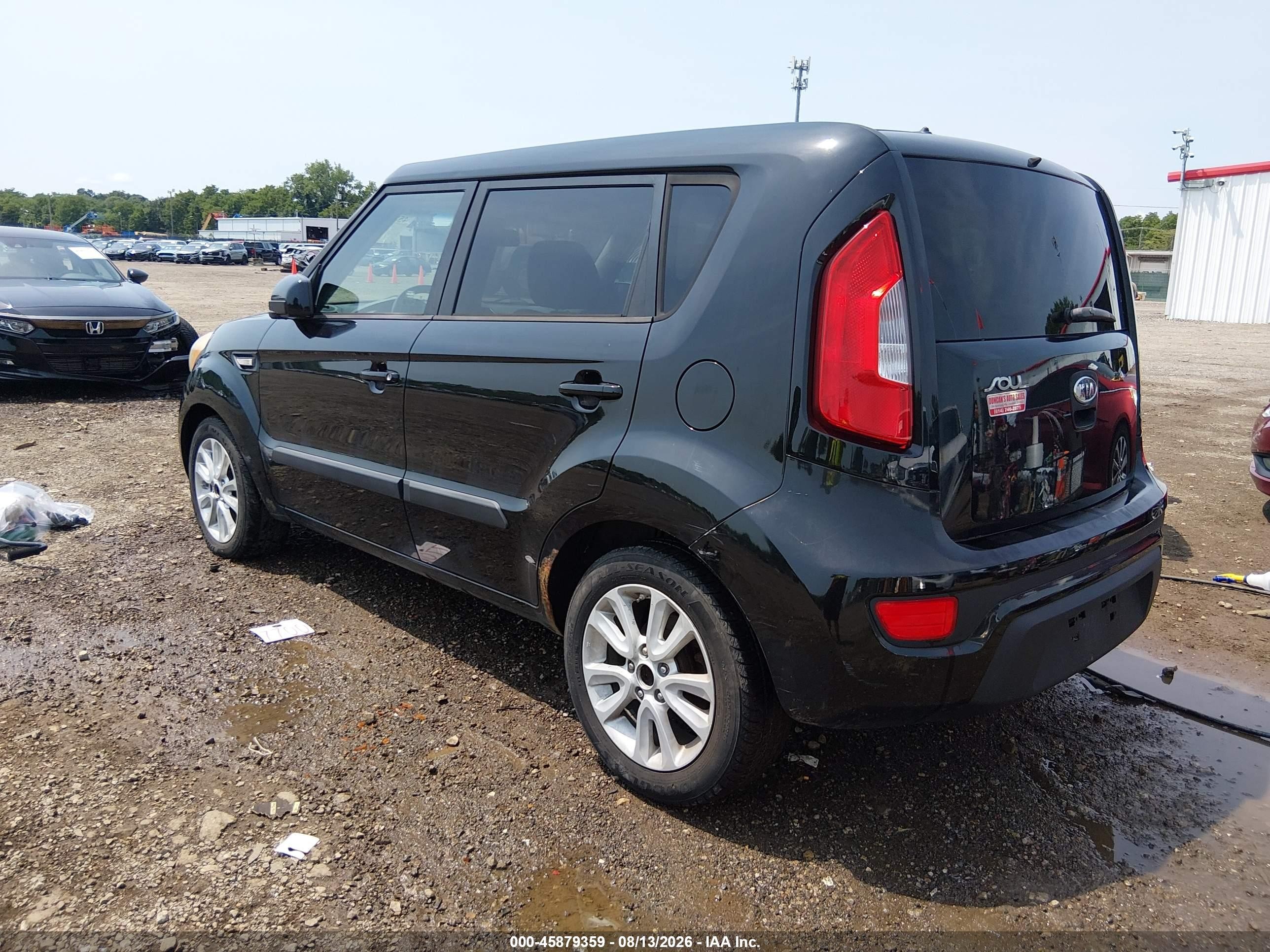 2012 Kia Soul Black vin: KNDJT2A56C7747423
