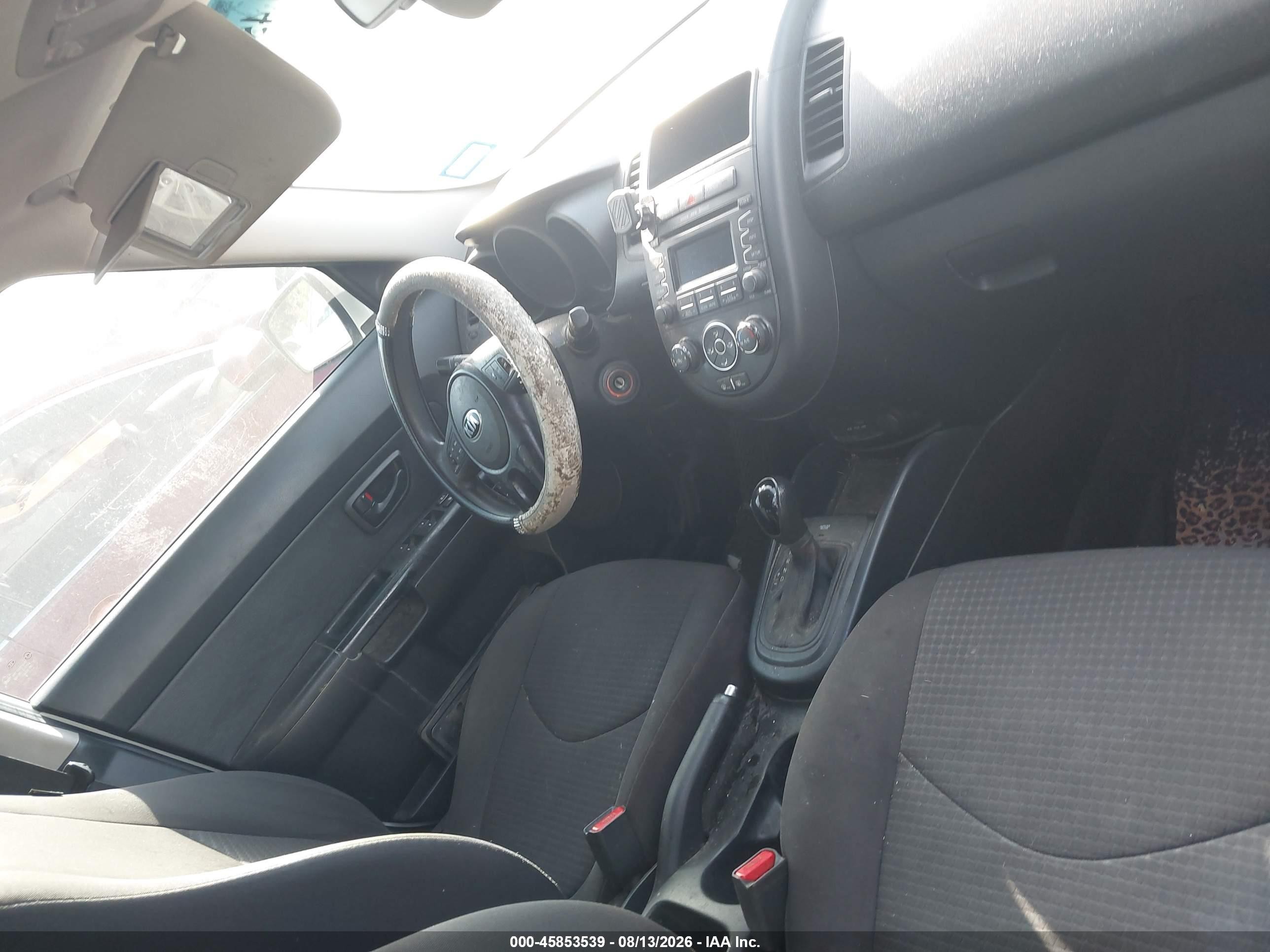2013 Kia Soul   Белый vin: KNDJT2A56D7485212
