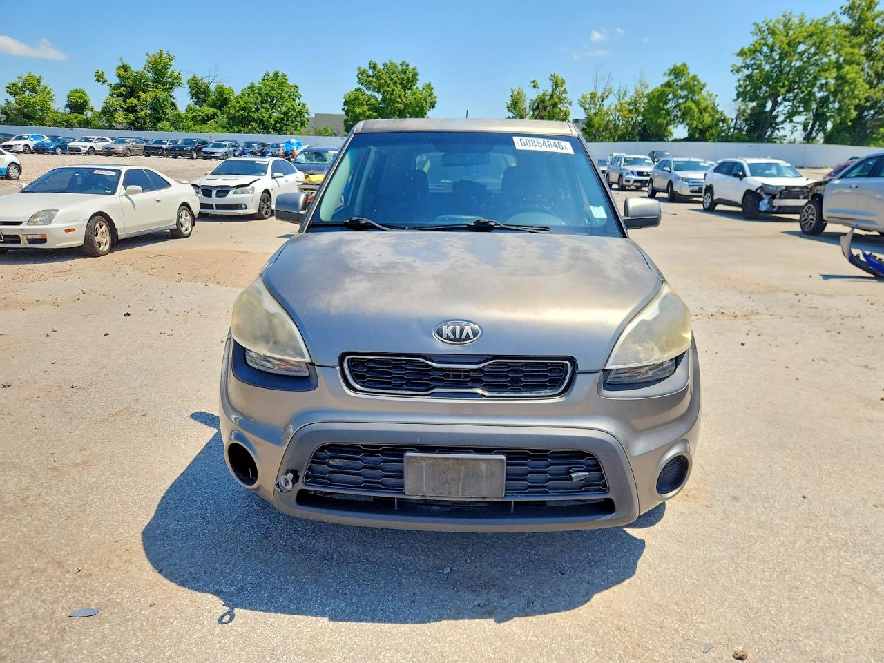 2013 Kia Soul Base Gray vin: KNDJT2A56D7500758