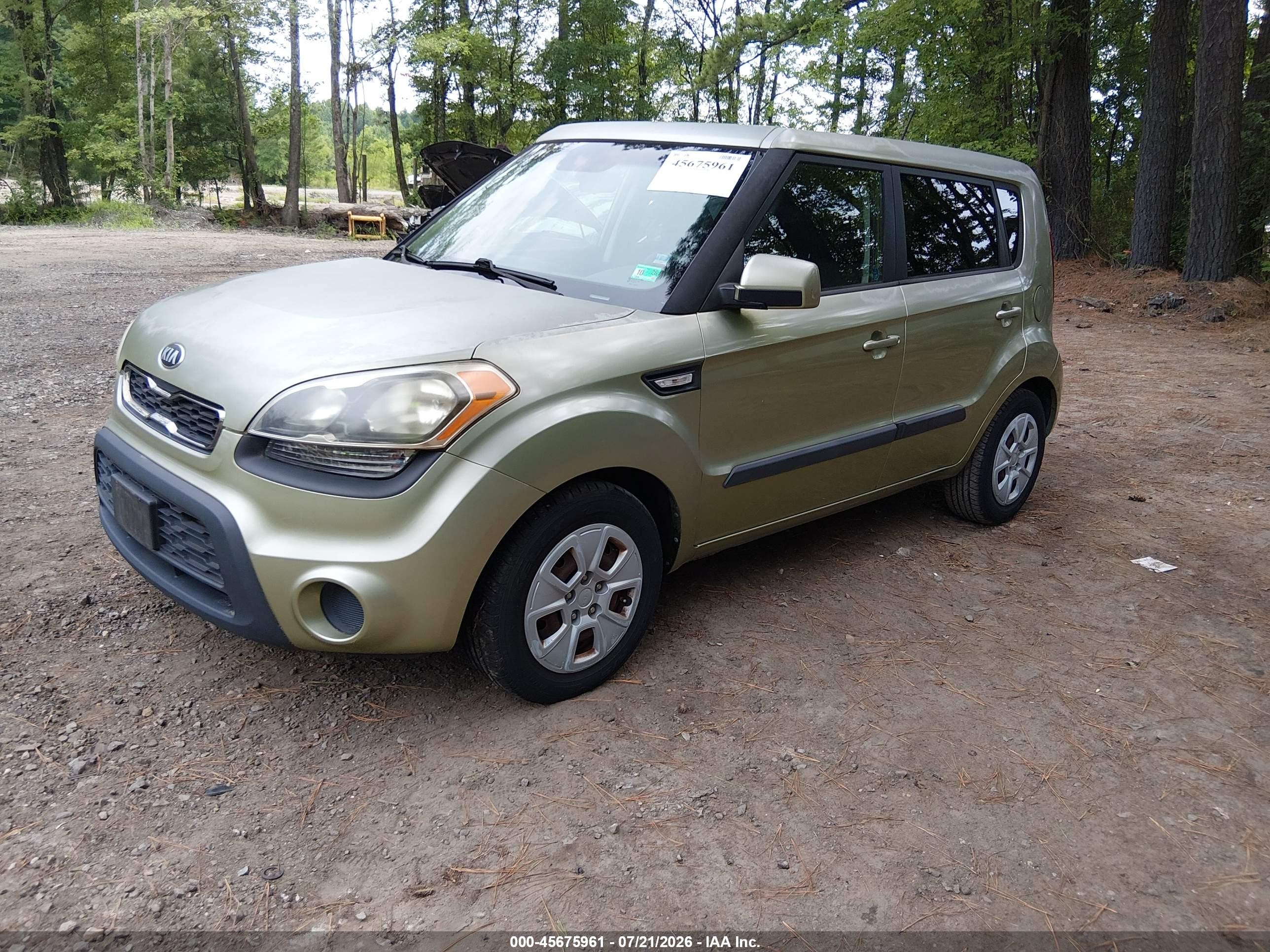 2013 Kia Soul   Green vin: KNDJT2A56D7500968