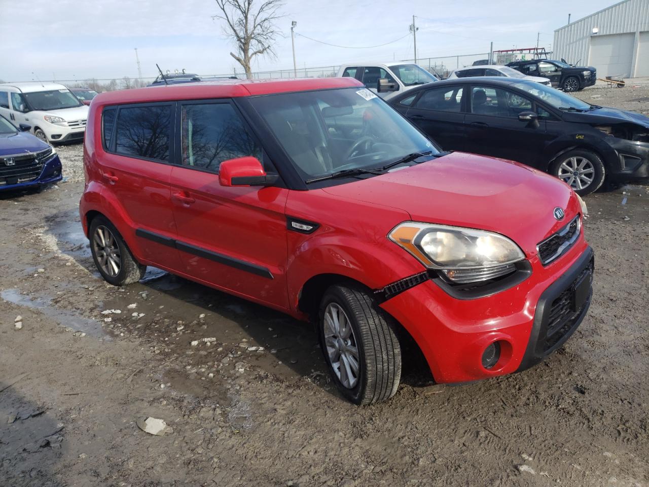 2013 Kia Soul Red vin: KNDJT2A56D7541892