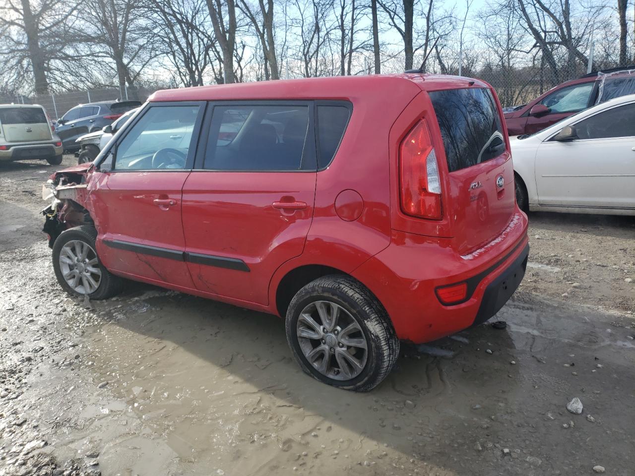 2013 Kia Soul Red vin: KNDJT2A56D7541892