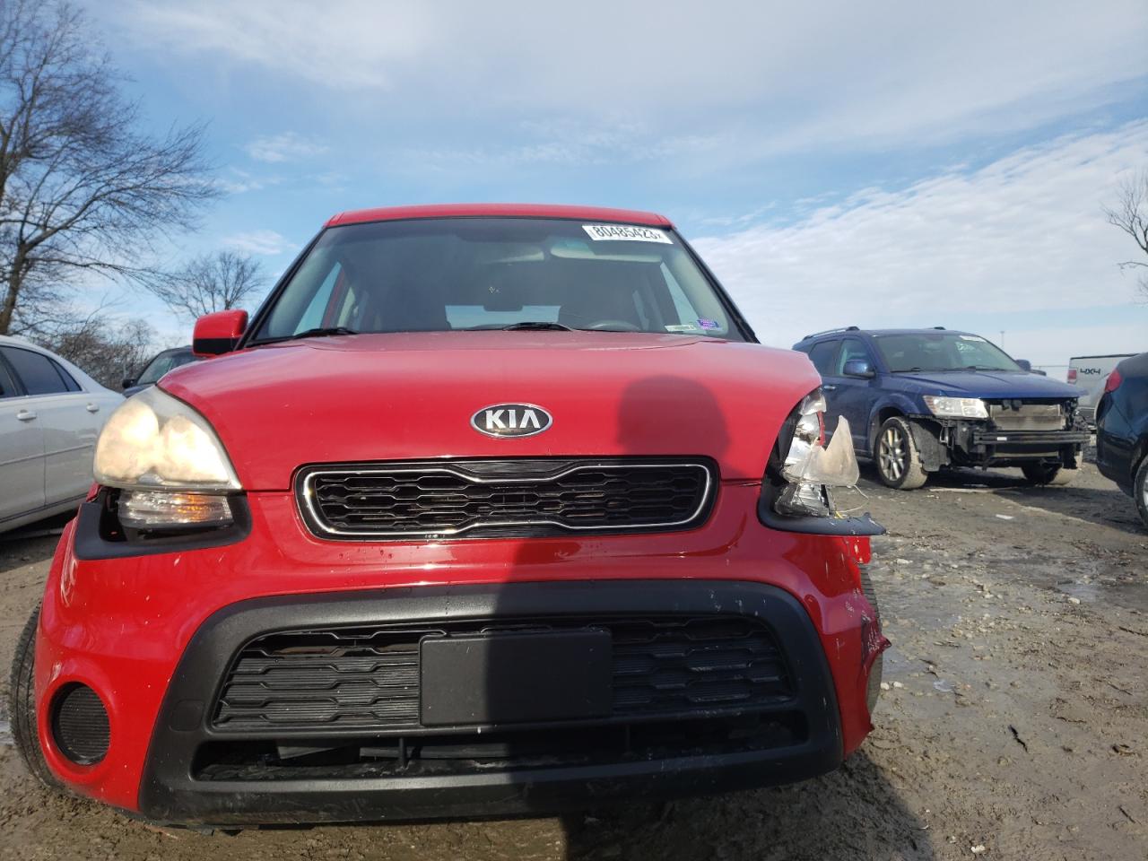 2013 Kia Soul Red vin: KNDJT2A56D7541892