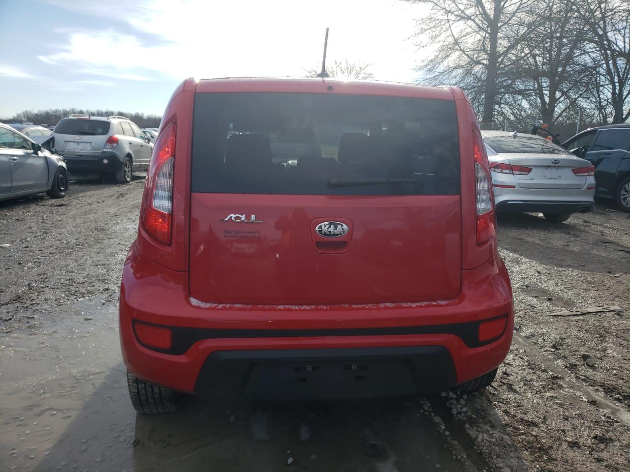 2013 Kia Soul Red vin: KNDJT2A56D7541892