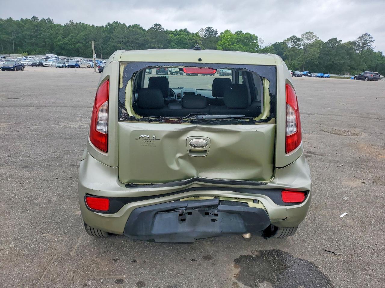 2013 Kia Soul Base Green vin: KNDJT2A56D7562371