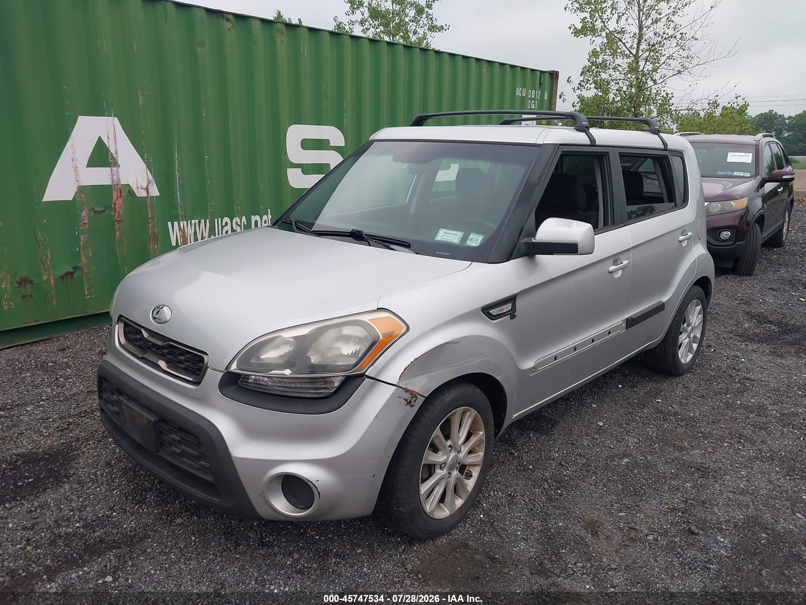 2013 Kia Soul   Silver vin: KNDJT2A56D7567294