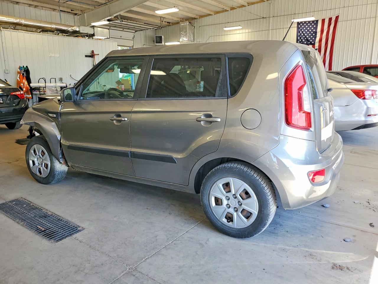 2013 Kia Soul Base Серый vin: KNDJT2A56D7577596