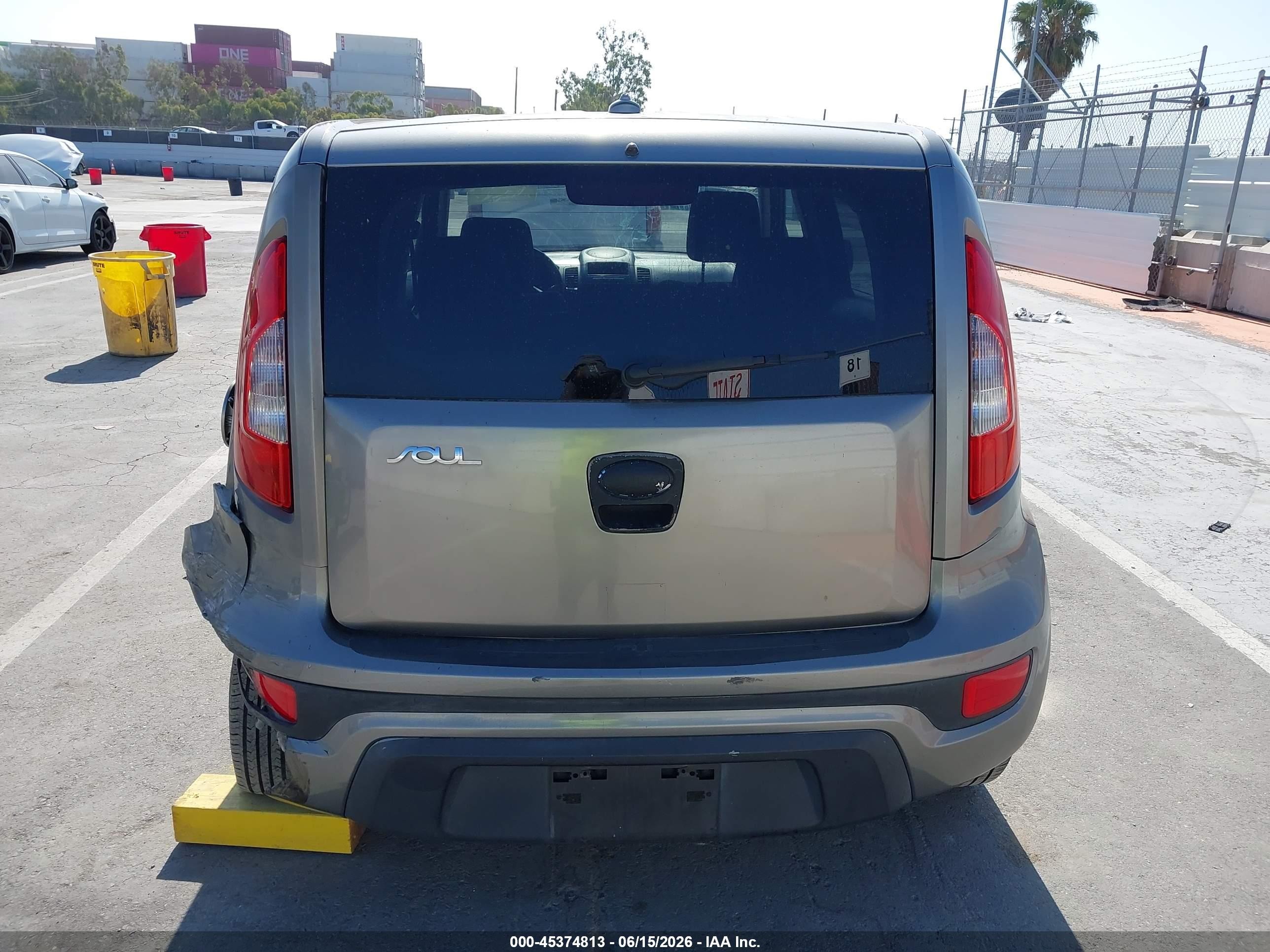 2013 Kia Soul   Gray vin: KNDJT2A56D7622634