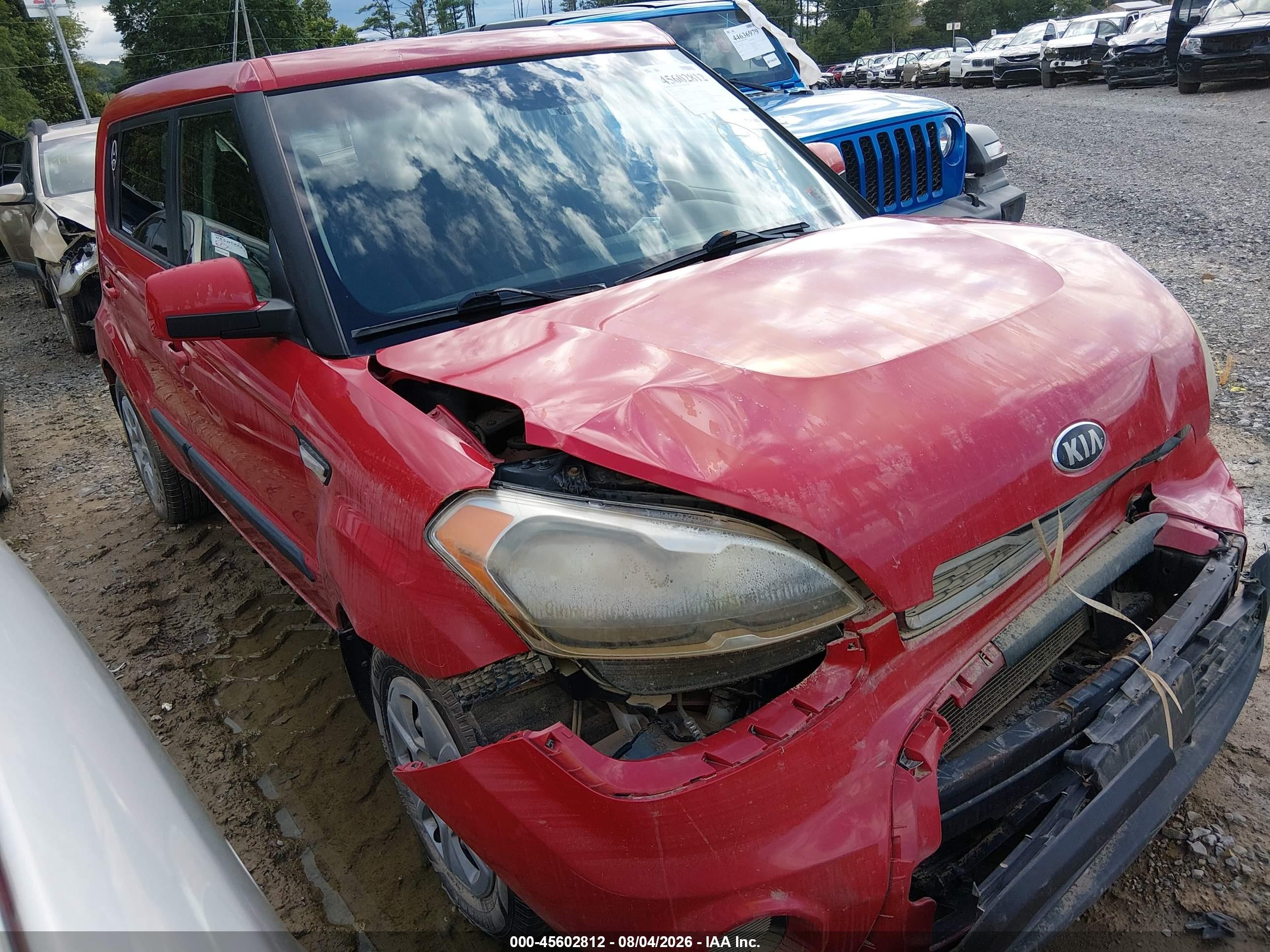2013 Kia Soul   Red vin: KNDJT2A56D7623752