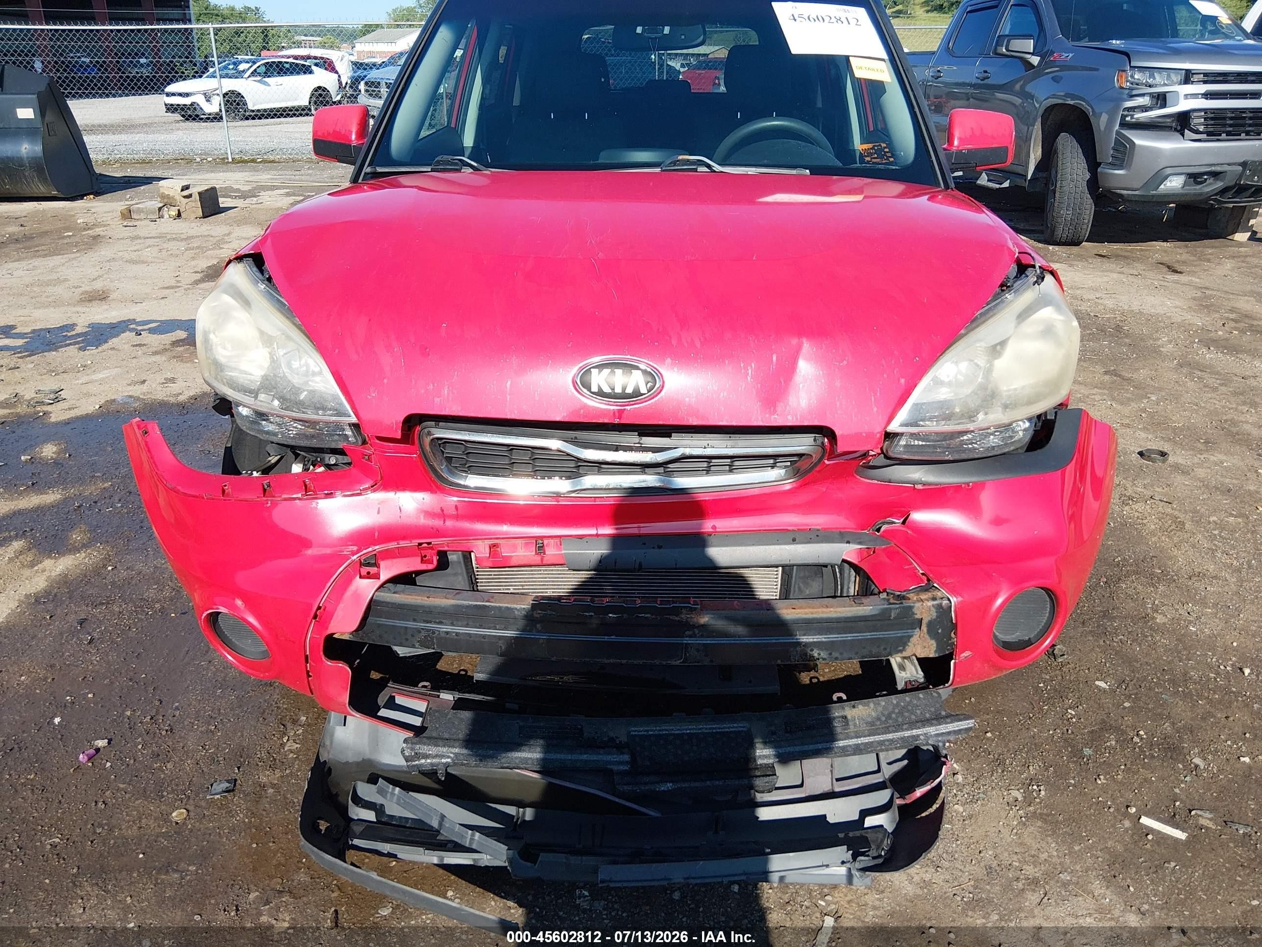 2013 Kia Soul   Red vin: KNDJT2A56D7623752