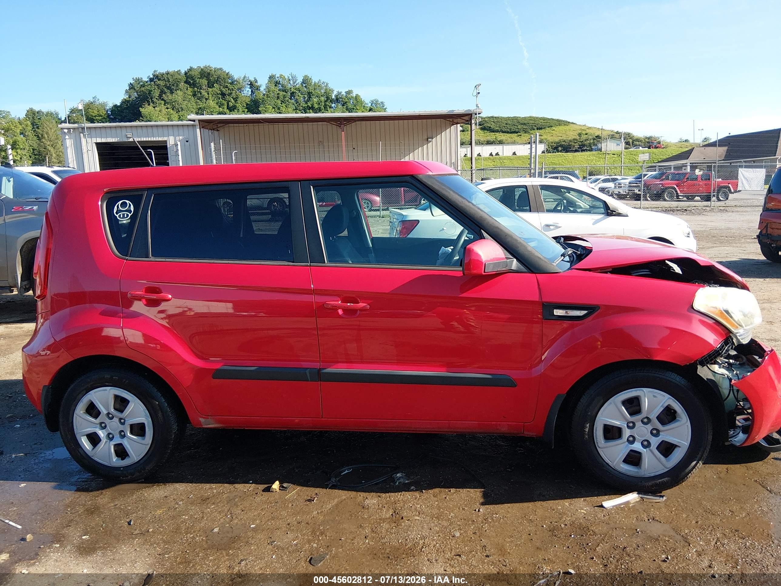2013 Kia Soul   Red vin: KNDJT2A56D7623752