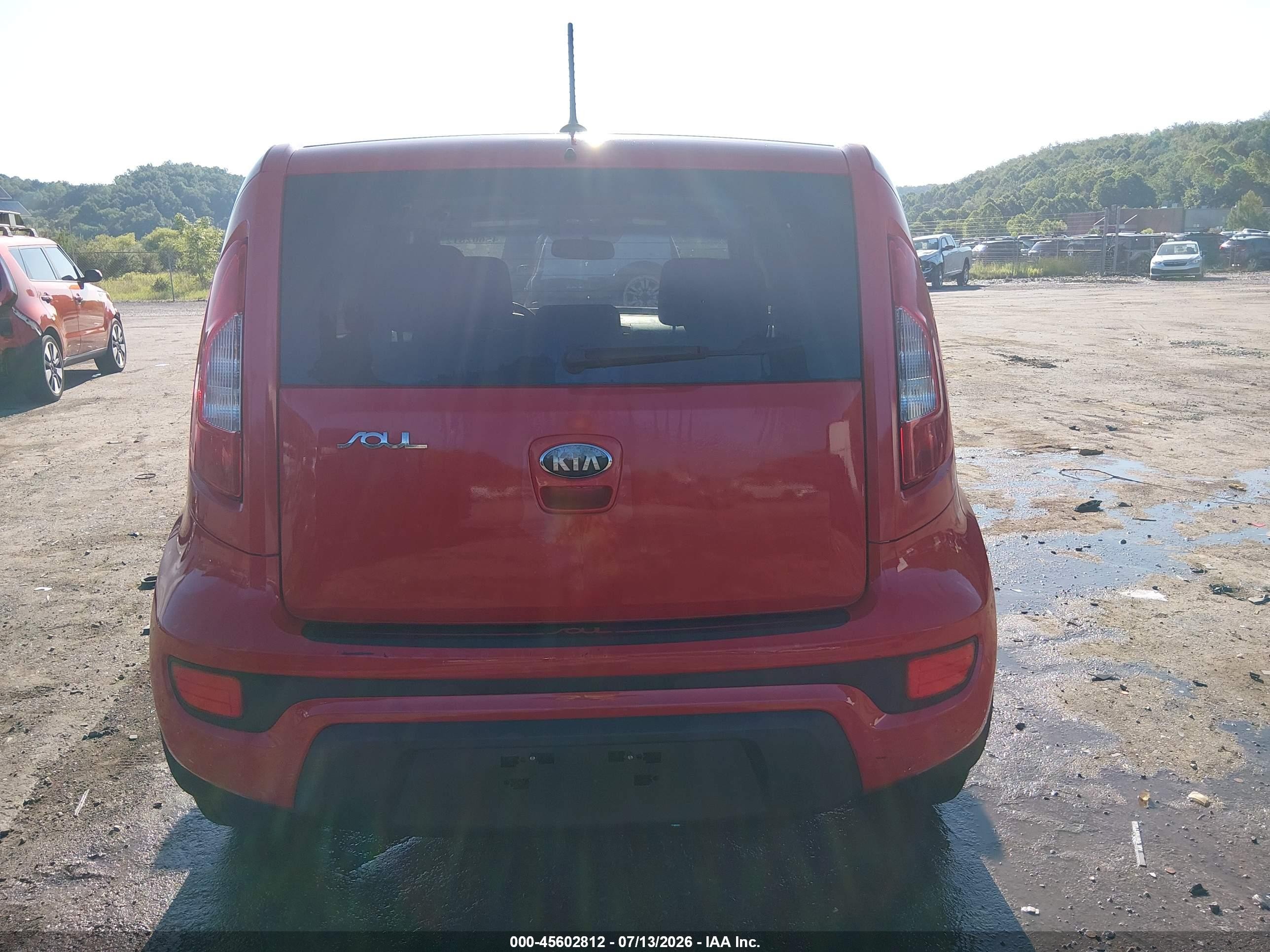 2013 Kia Soul   Red vin: KNDJT2A56D7623752