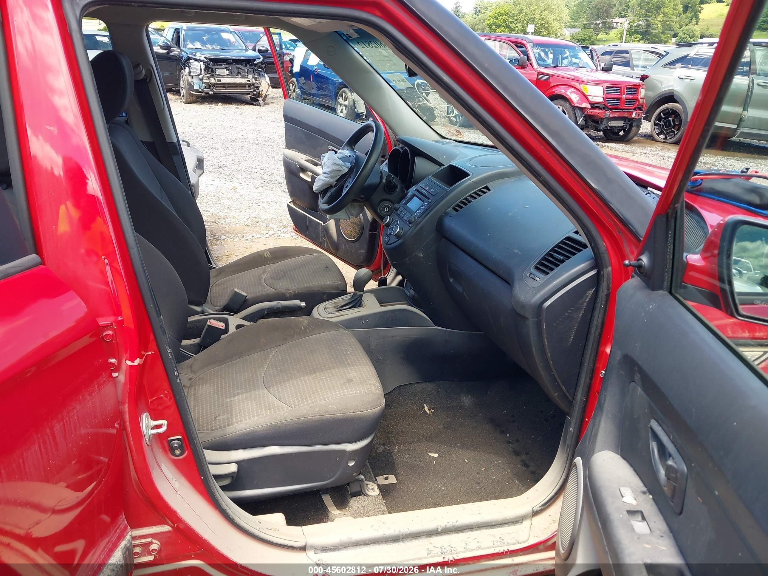 2013 Kia Soul   Red vin: KNDJT2A56D7623752