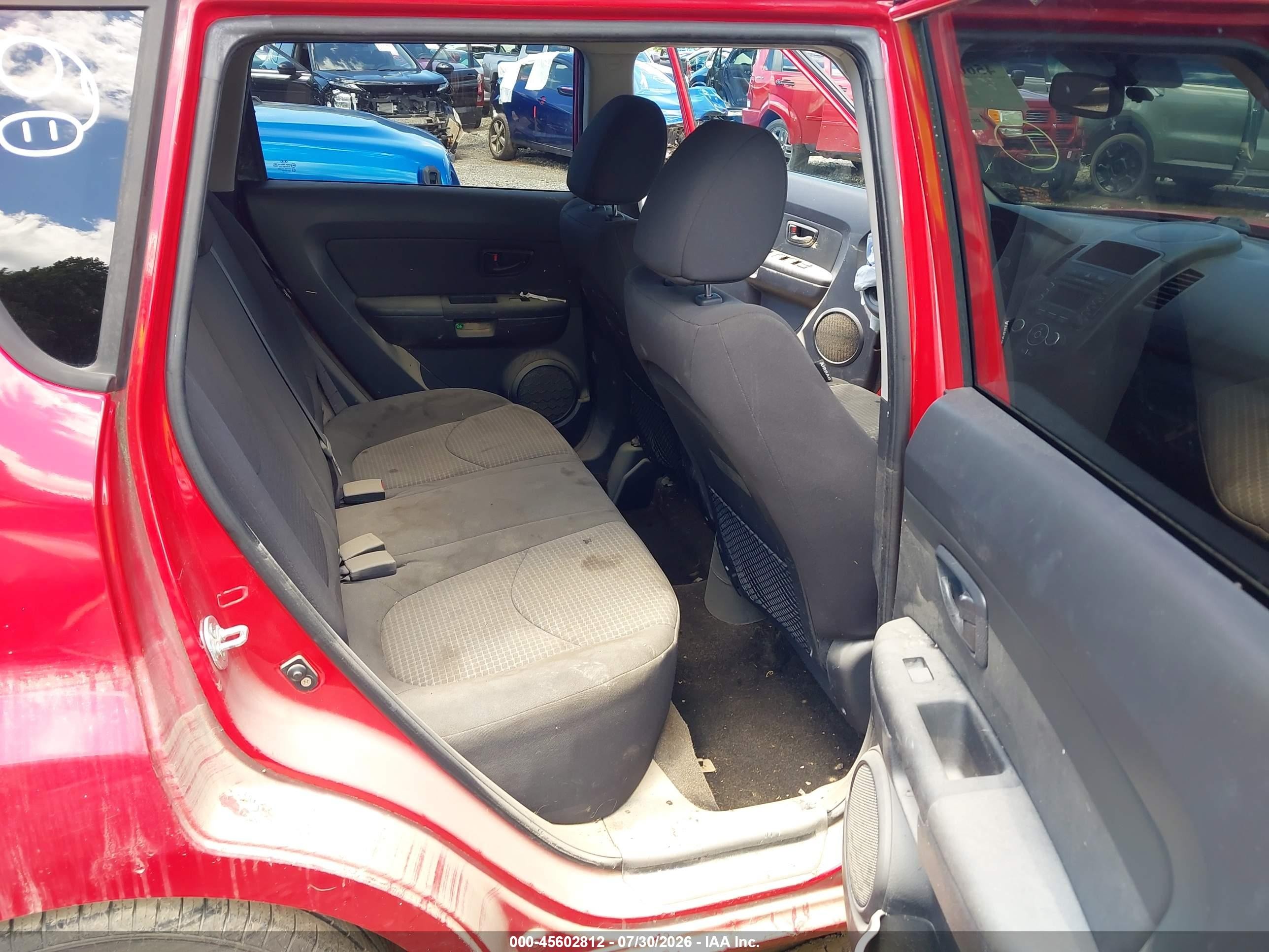 2013 Kia Soul   Red vin: KNDJT2A56D7623752