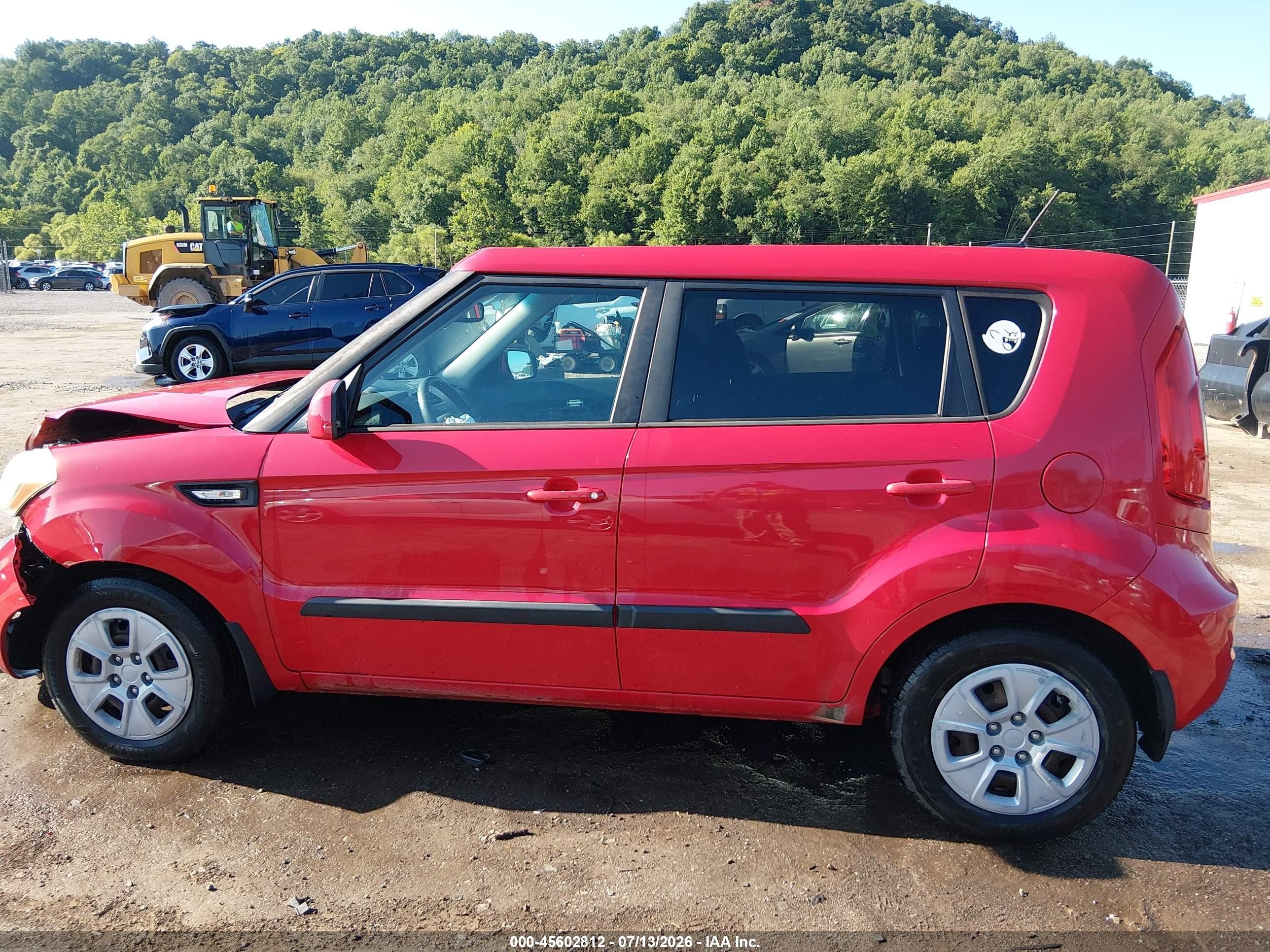 2013 Kia Soul   Red vin: KNDJT2A56D7623752