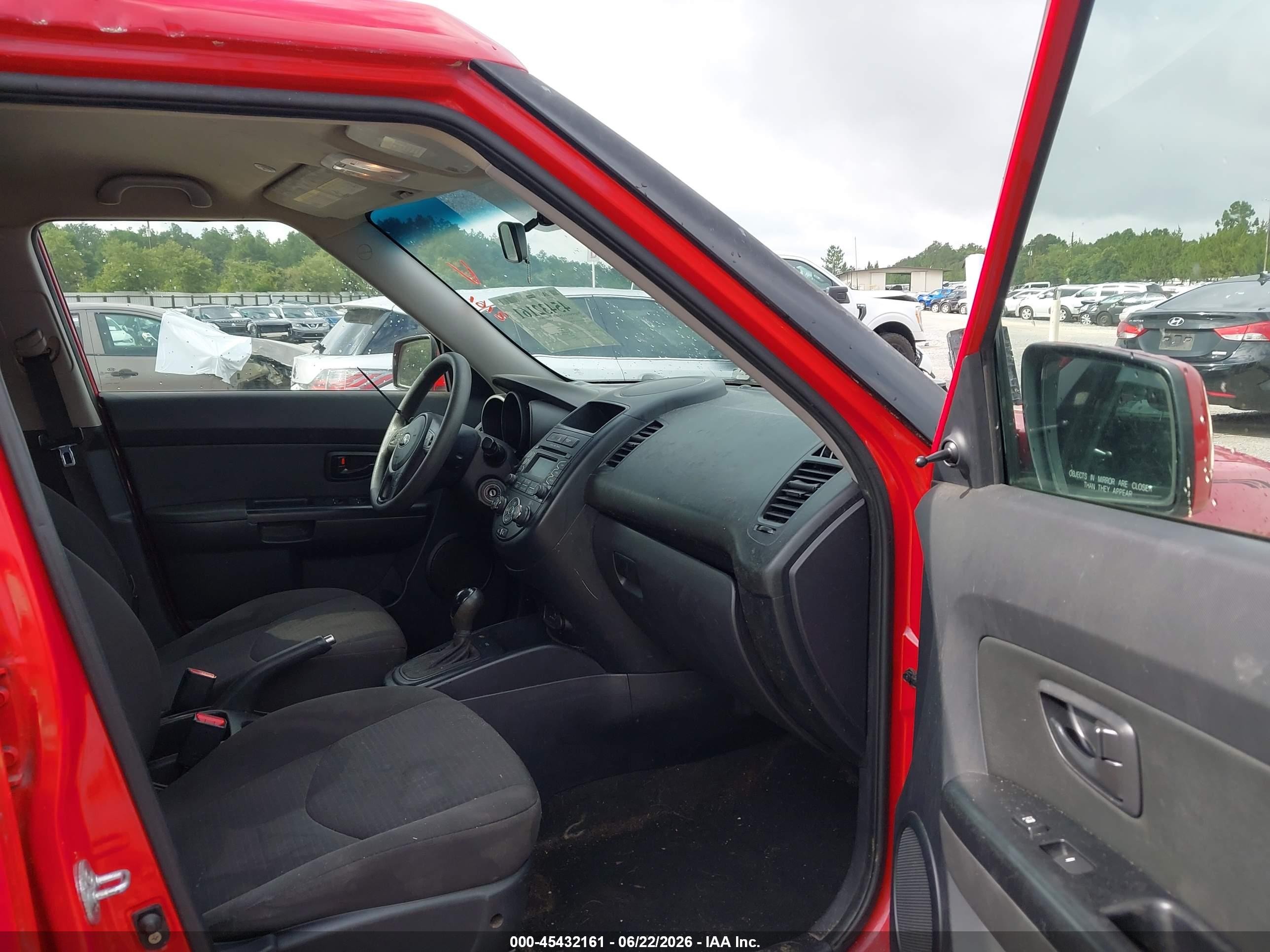 2013 Kia Soul   Red vin: KNDJT2A56D7624562