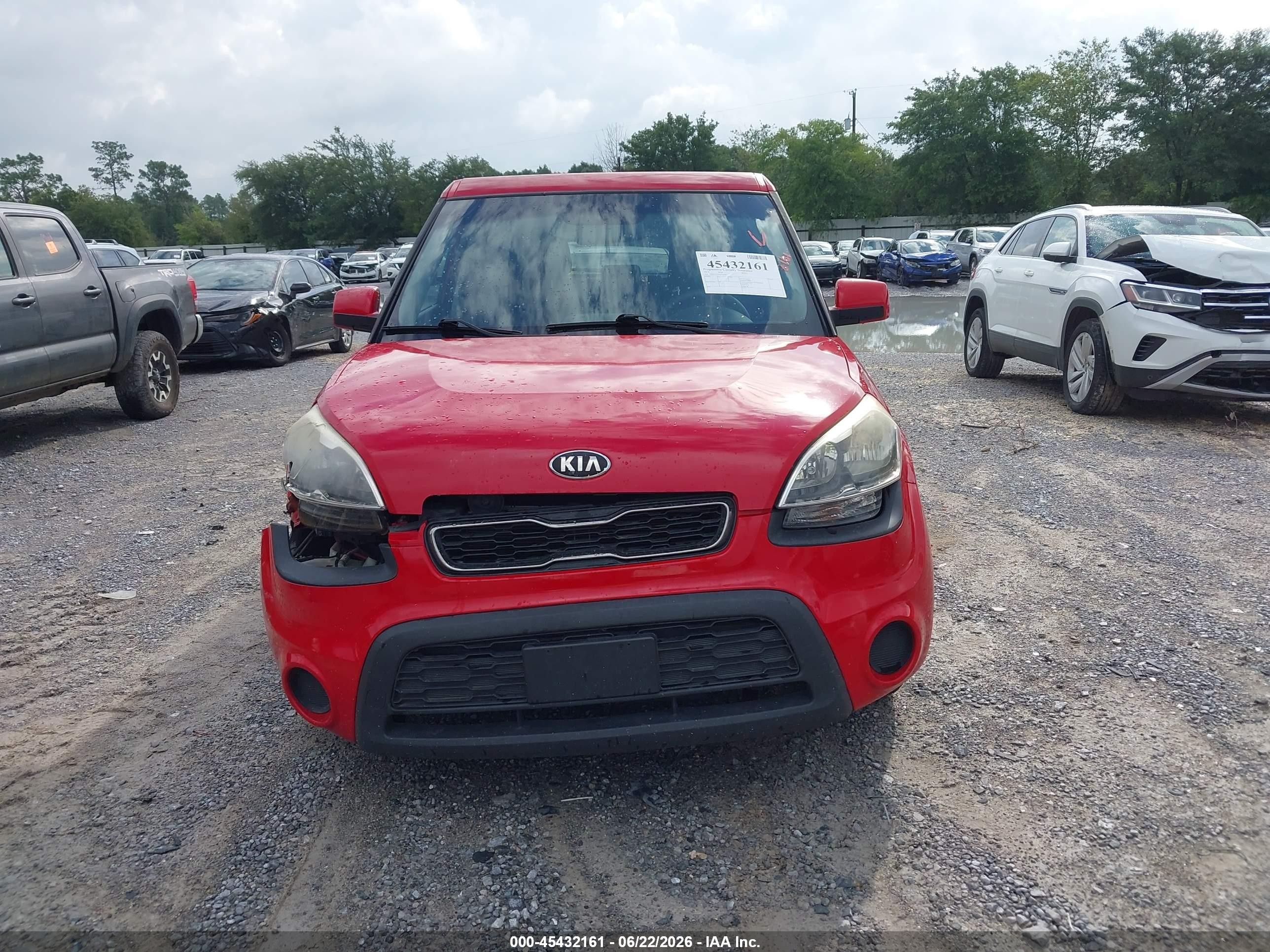 2013 Kia Soul   Red vin: KNDJT2A56D7624562