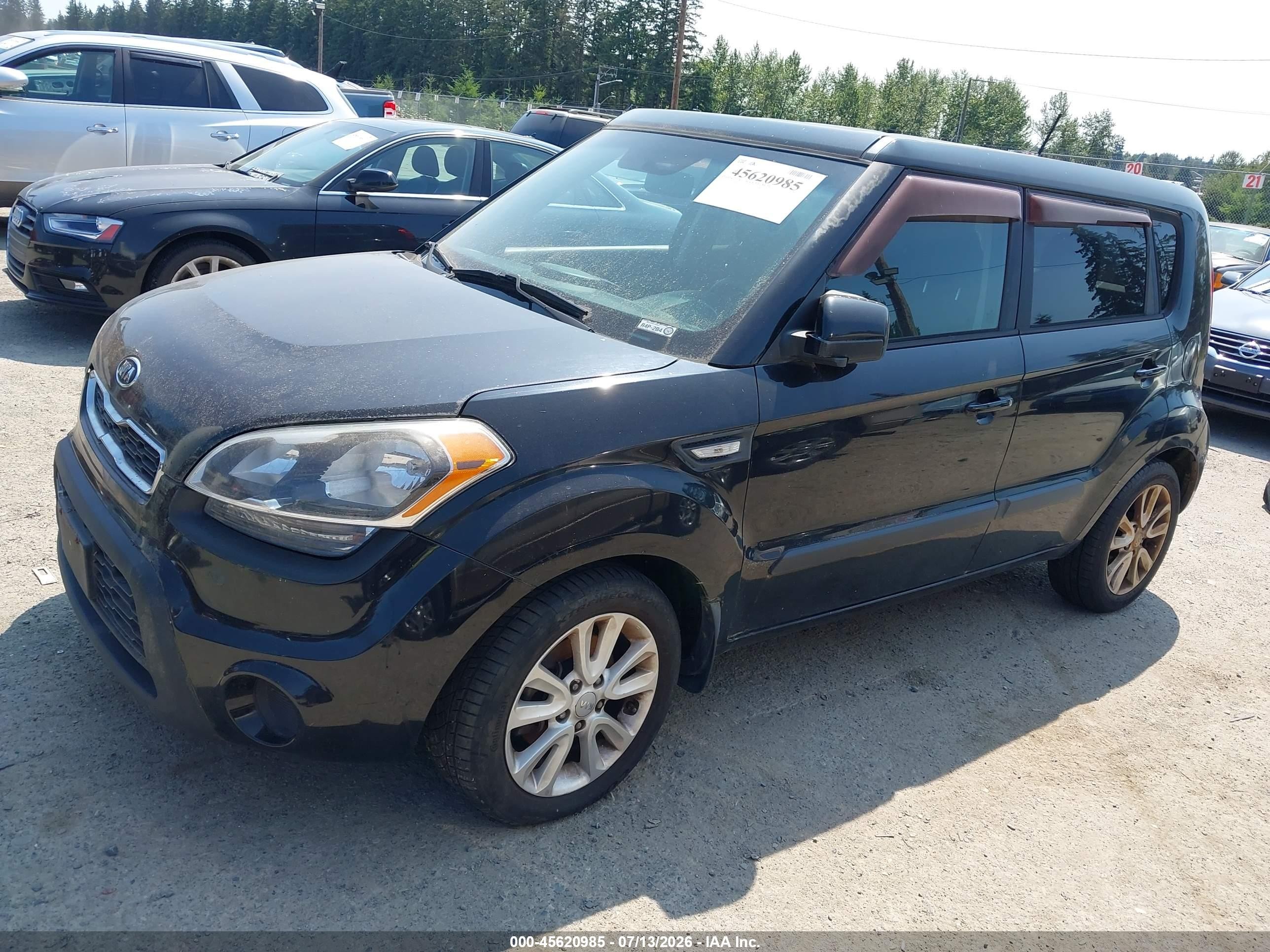 2012 Kia Soul   Black vin: KNDJT2A57C7358144