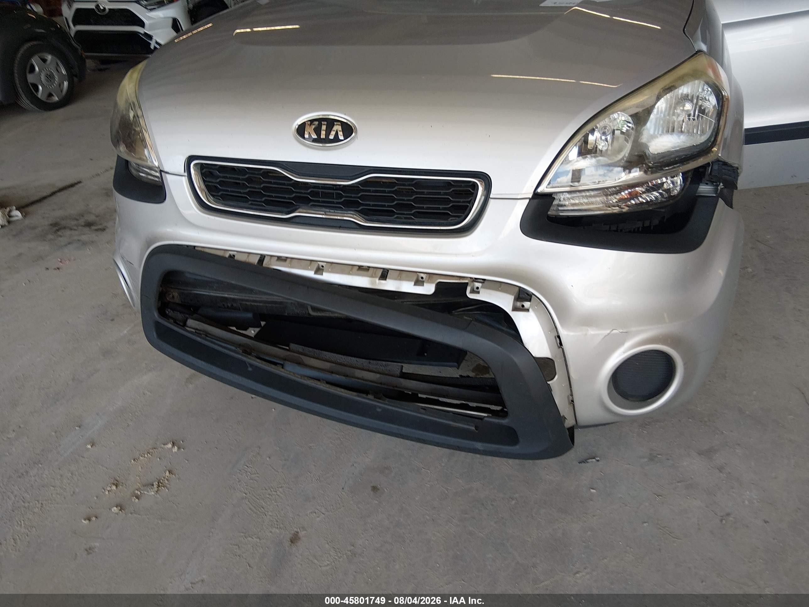 2012 Kia Soul   Серебряный vin: KNDJT2A57C7426006