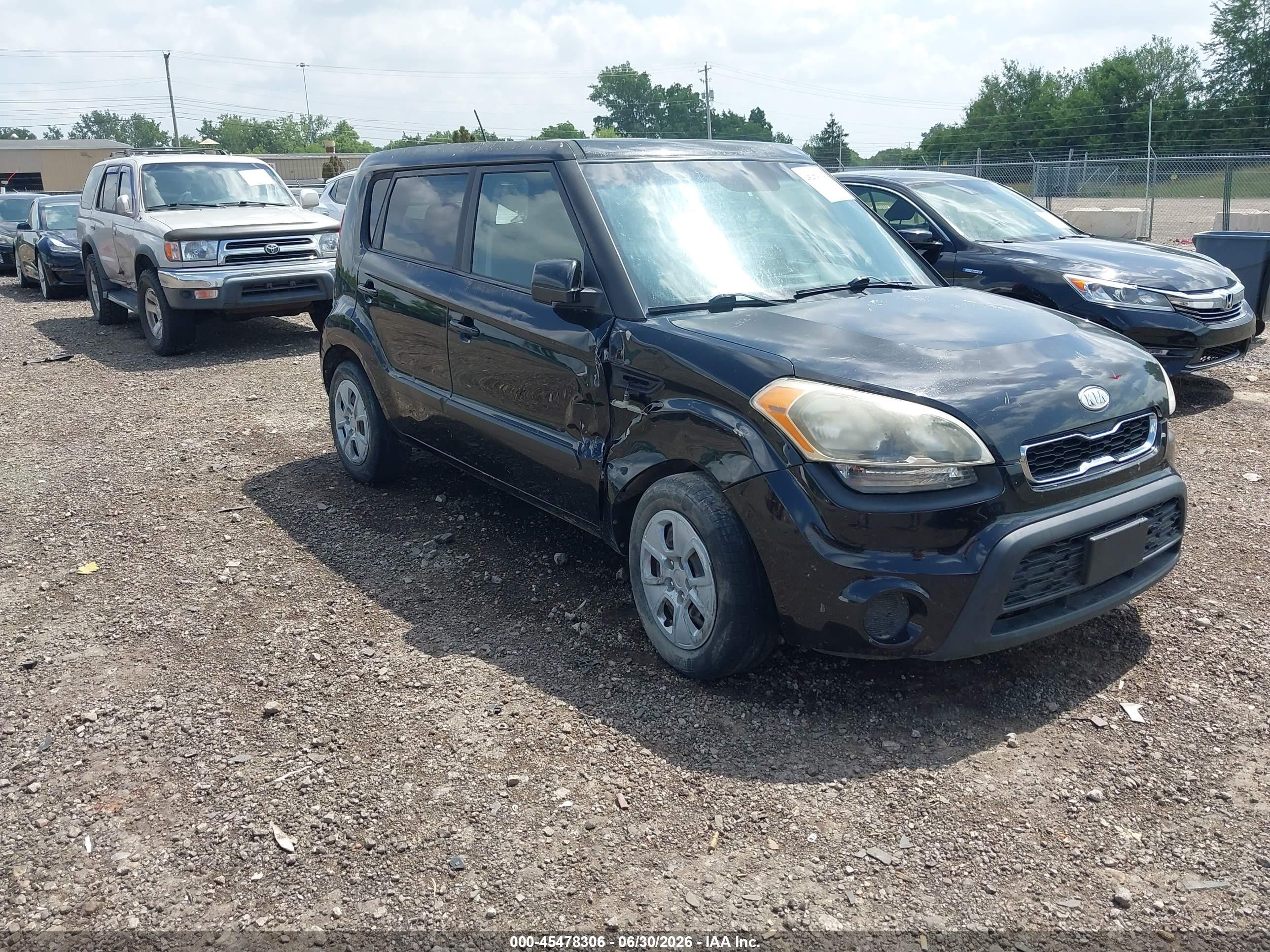 2012 Kia Soul   Black vin: KNDJT2A57C7450659