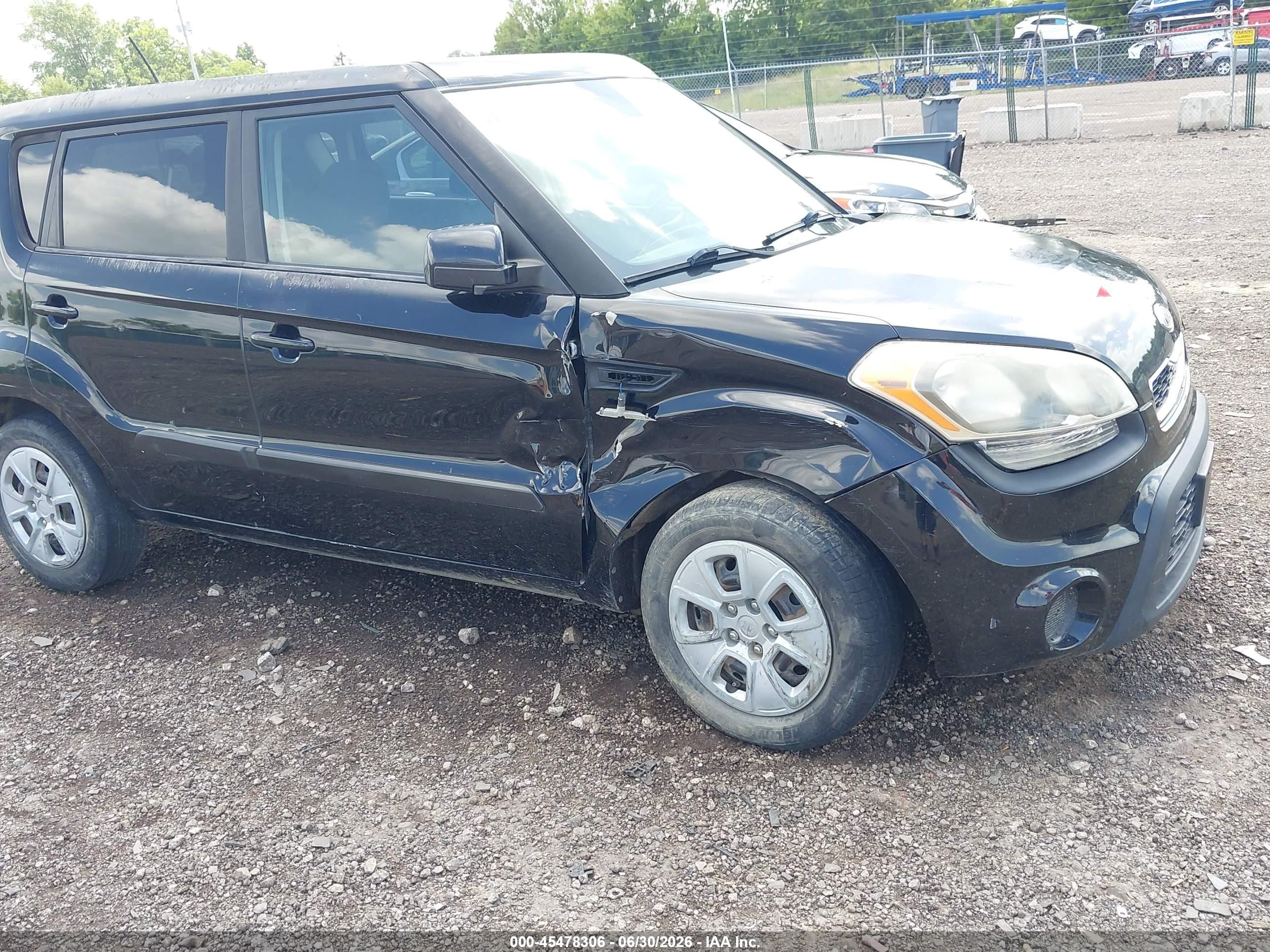 2012 Kia Soul   Black vin: KNDJT2A57C7450659