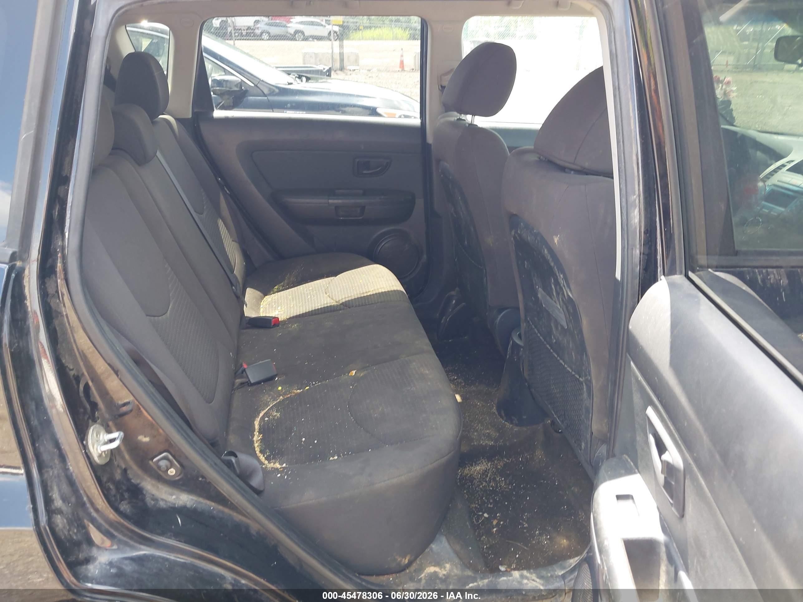 2012 Kia Soul   Black vin: KNDJT2A57C7450659